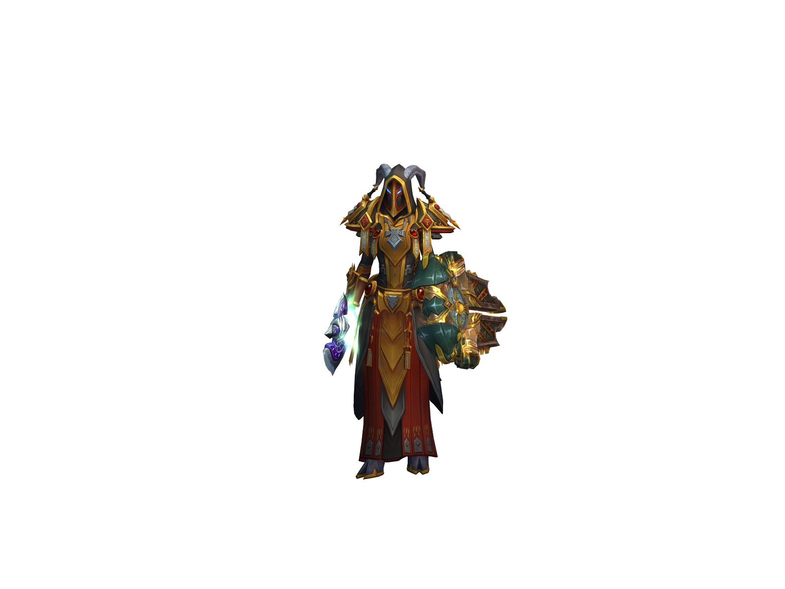 Paladixy 3D character render