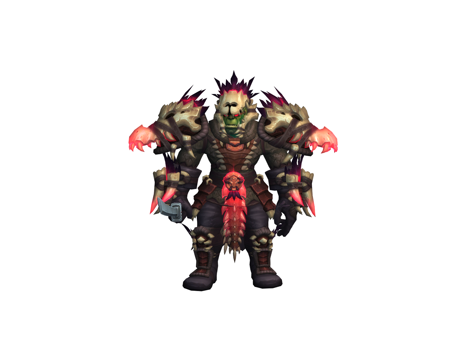 Greenog 3D character render