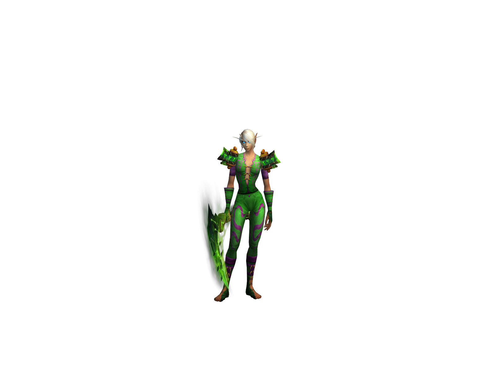 Zaelock 3D character render
