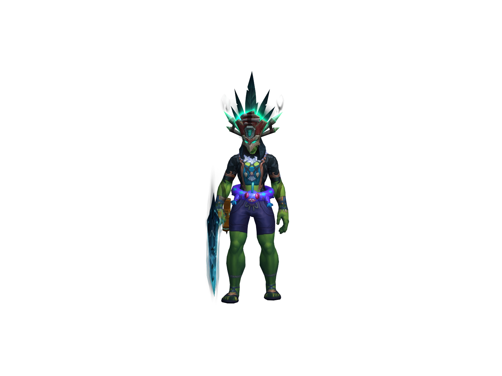 Orcmix 3D character render