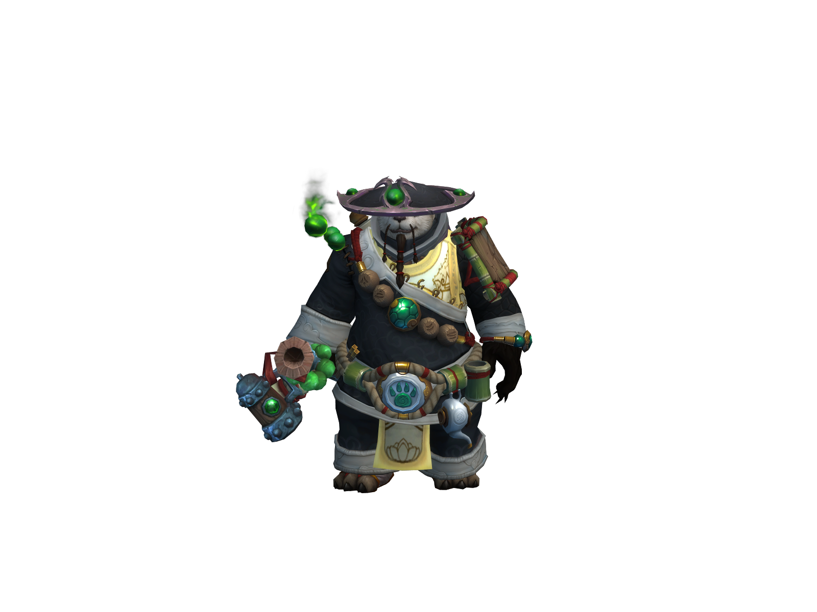Bouchideau 3D character render