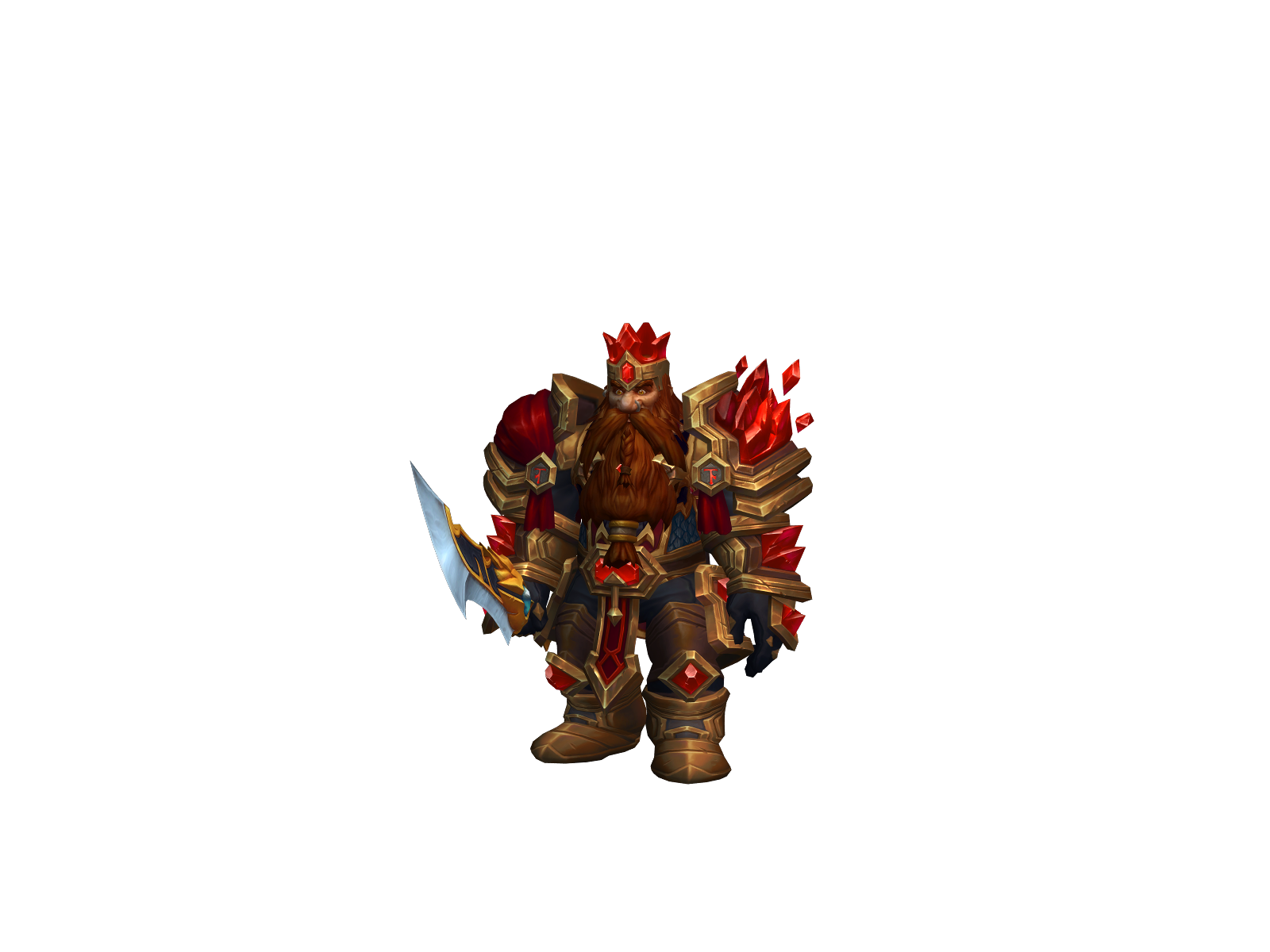 Dwarfallo 3D character render