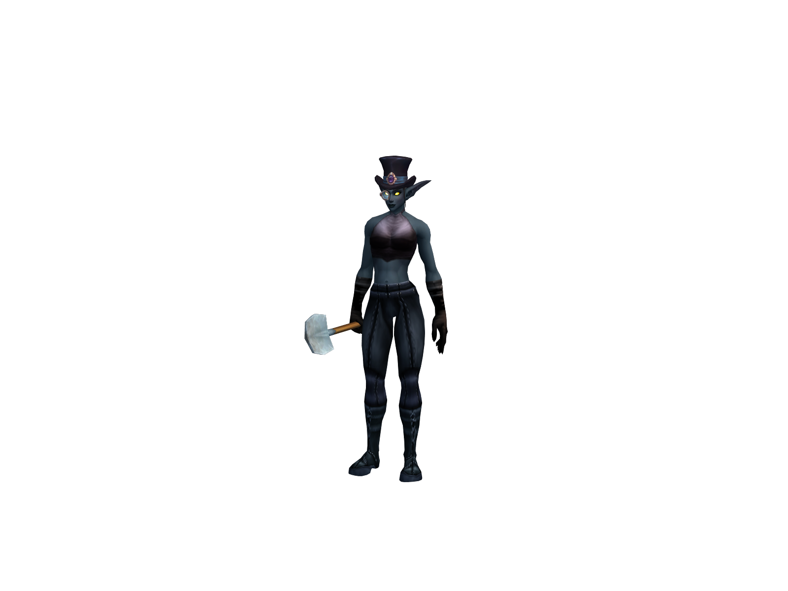 Iløvetiff 3D character render
