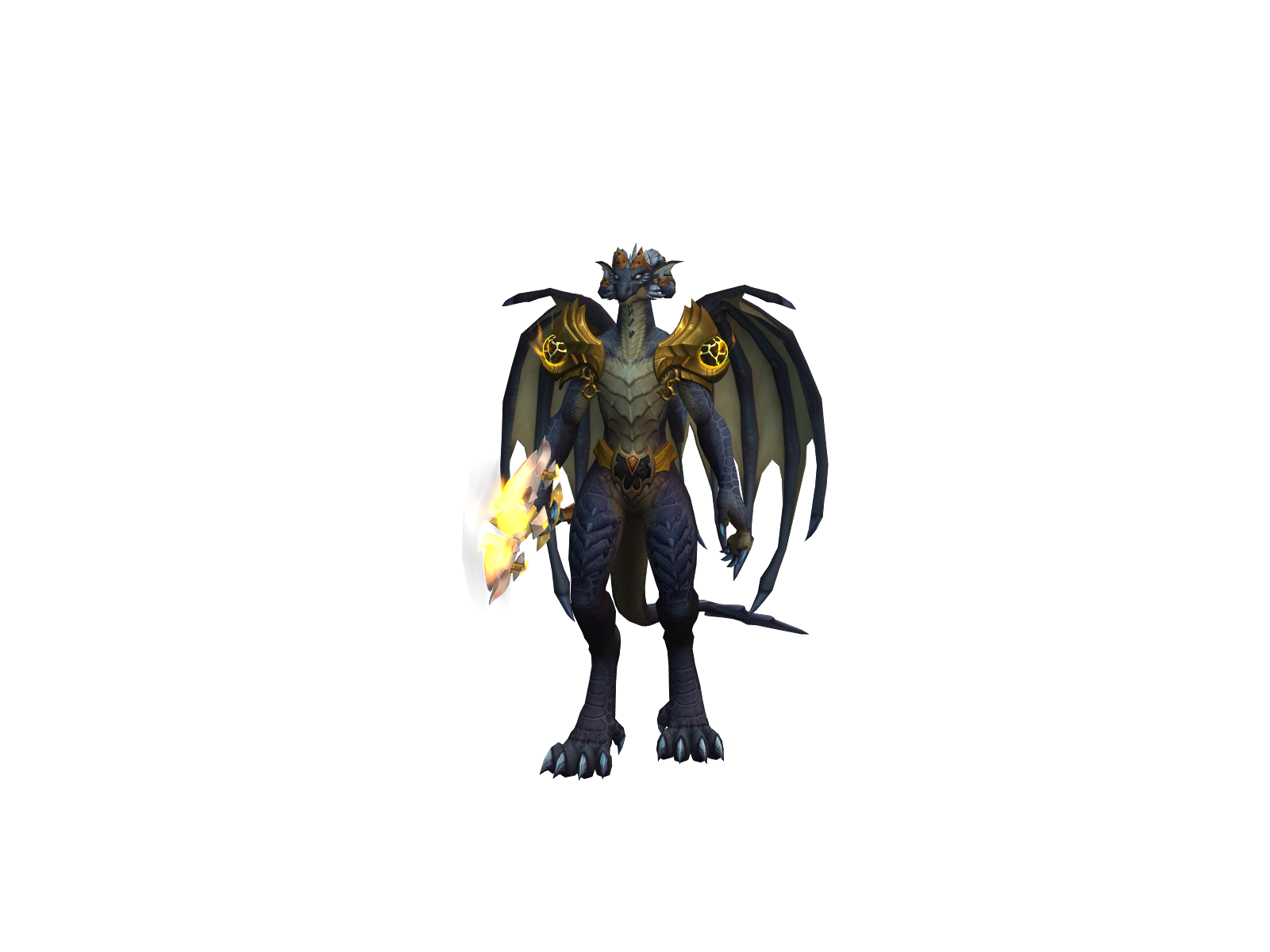 Dragomalföy 3D character render