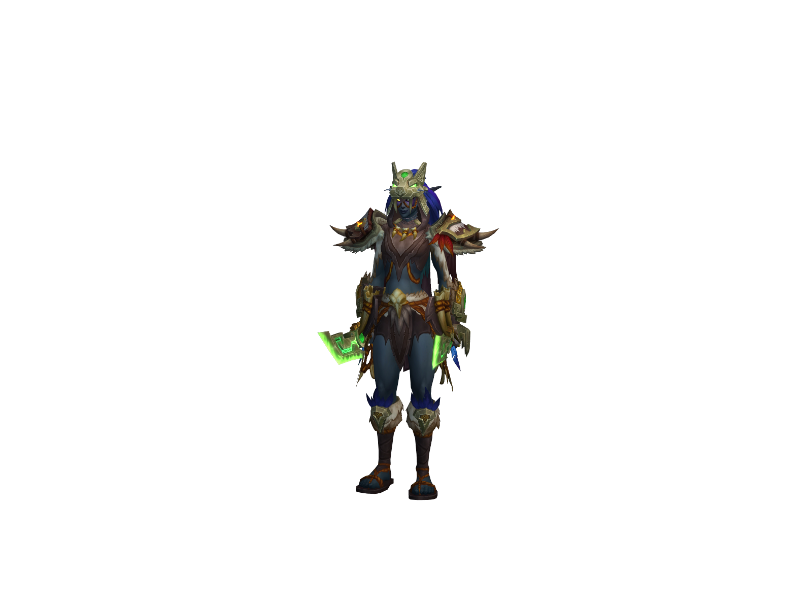 Comarbre 3D character render