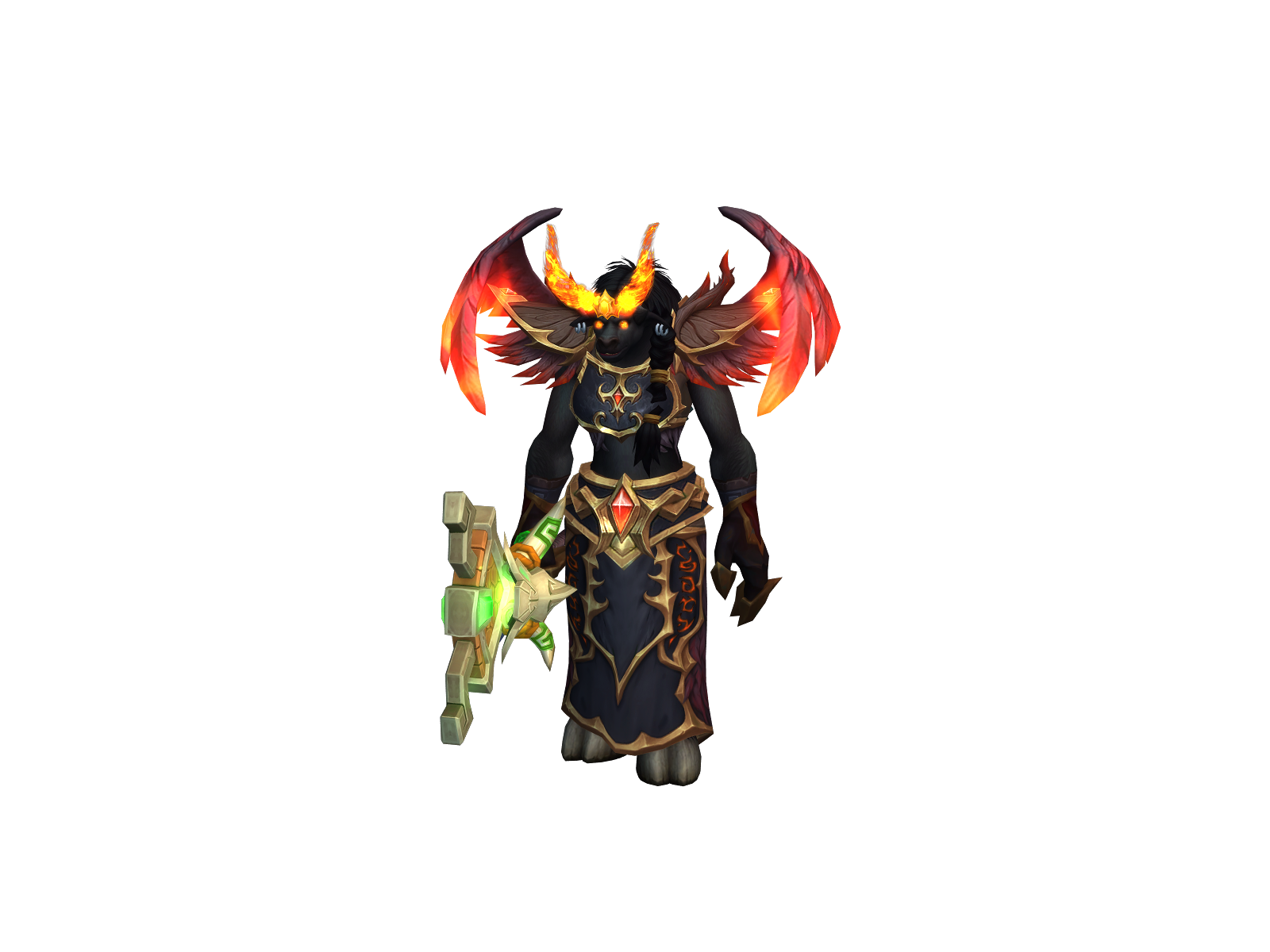 Ohhlavache 3D character render