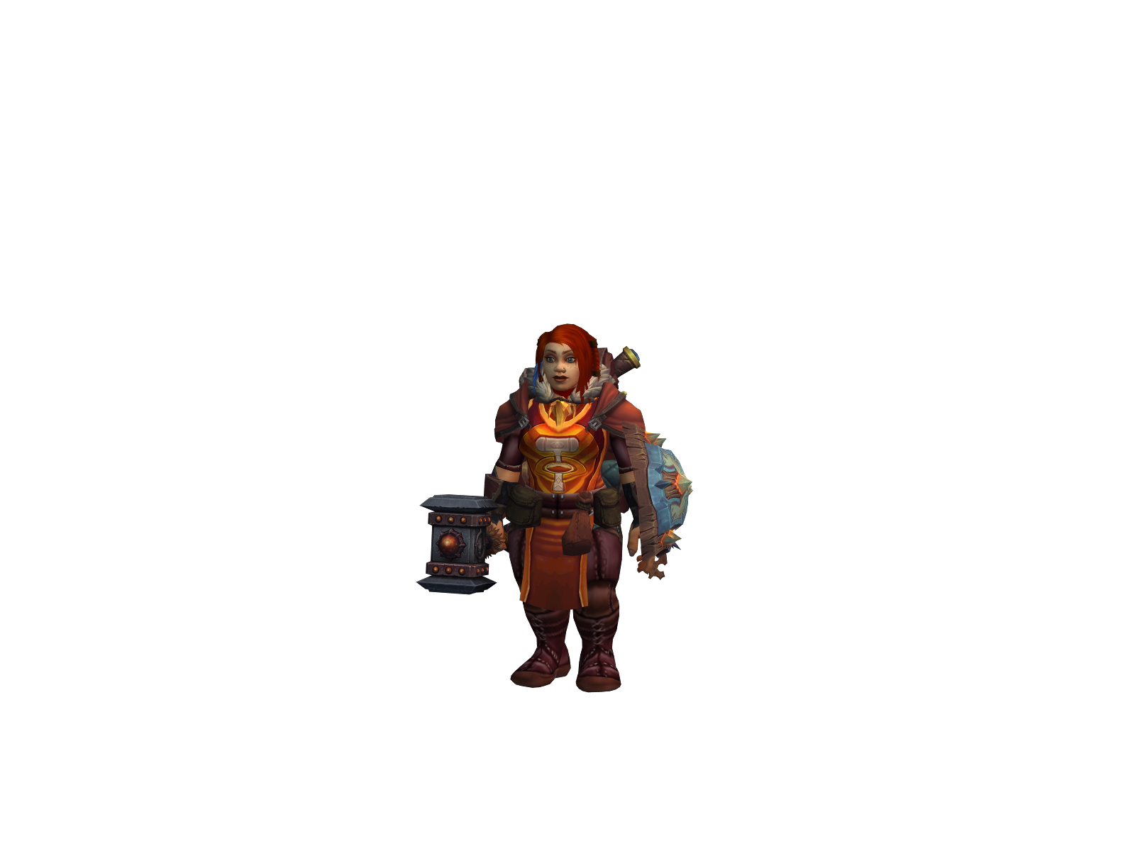Ival 3D character render