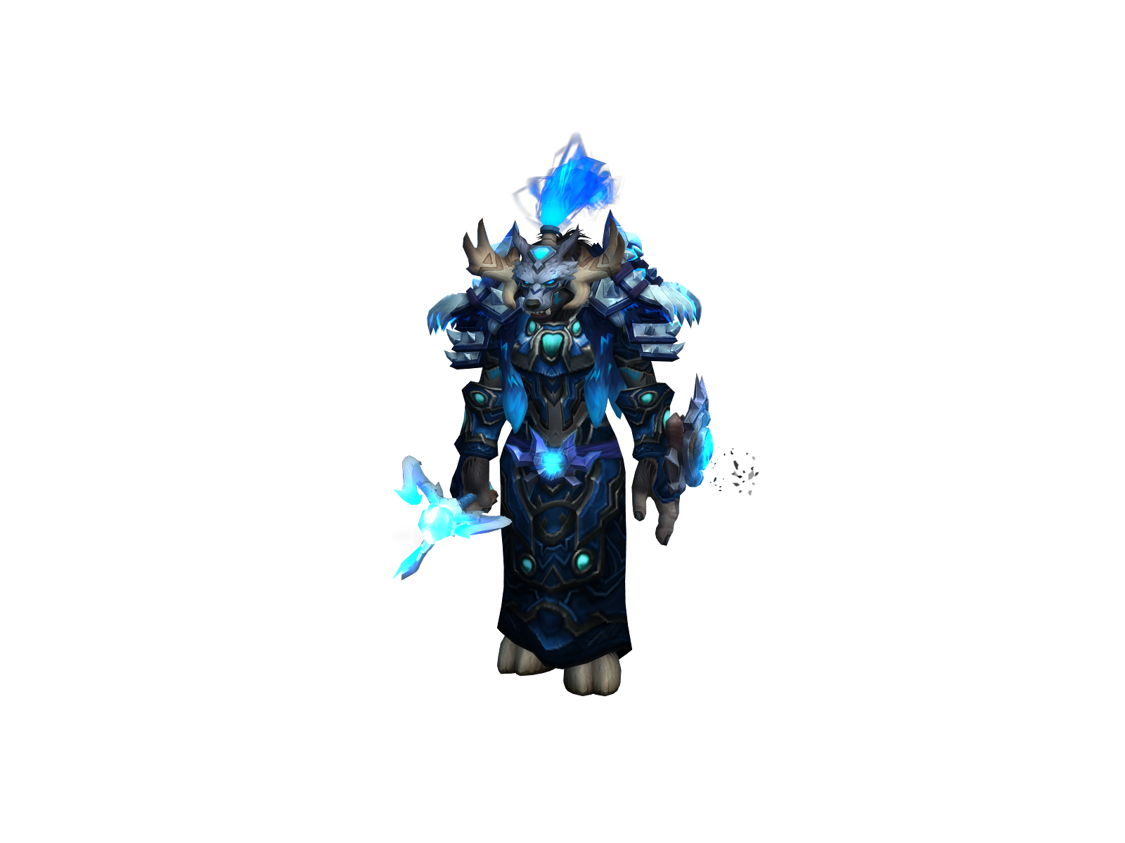 Hawck 3D character render