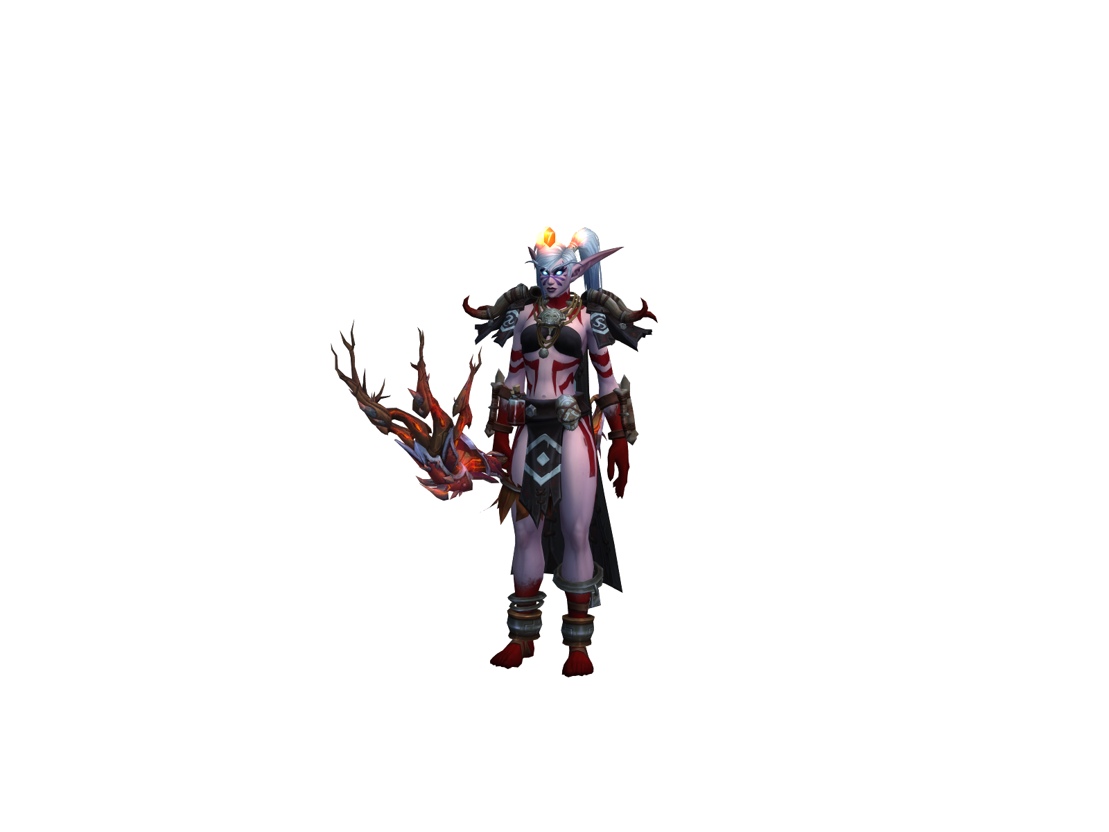 Silial 3D character render