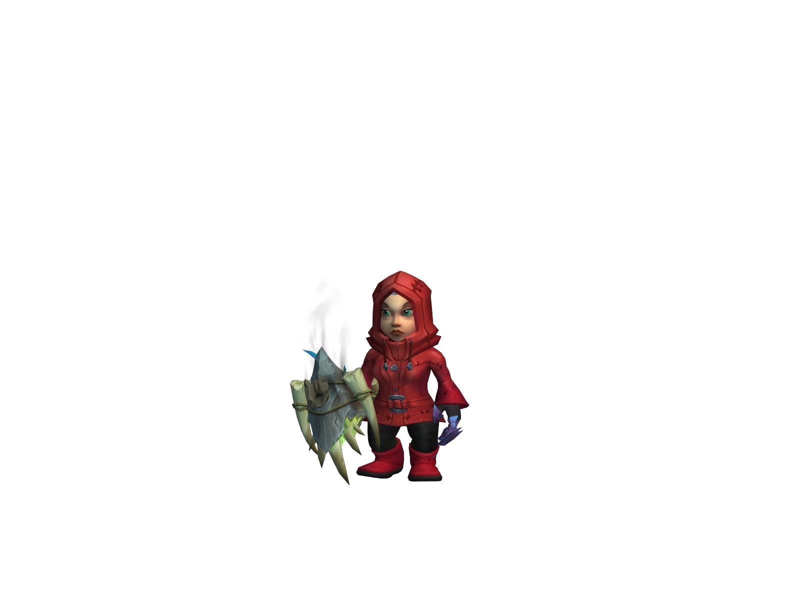 Brunhildå 3D character render