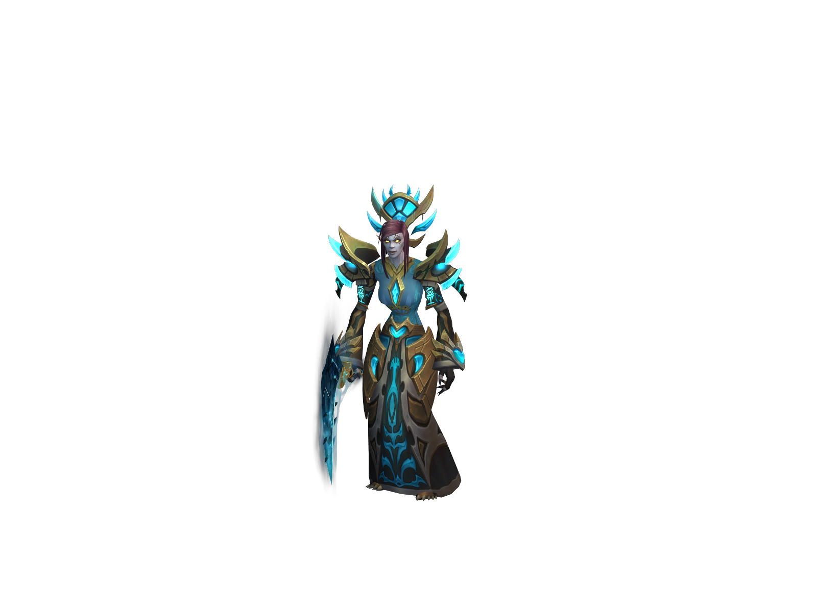 Shieldburst 3D character render