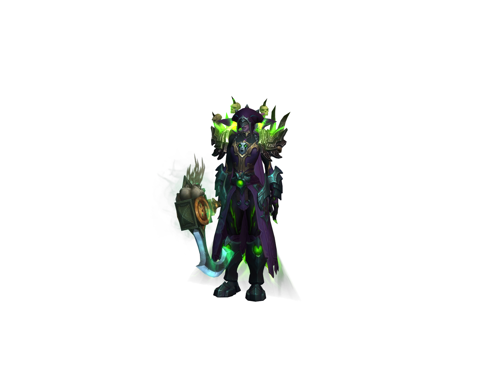 Azulan 3D character render