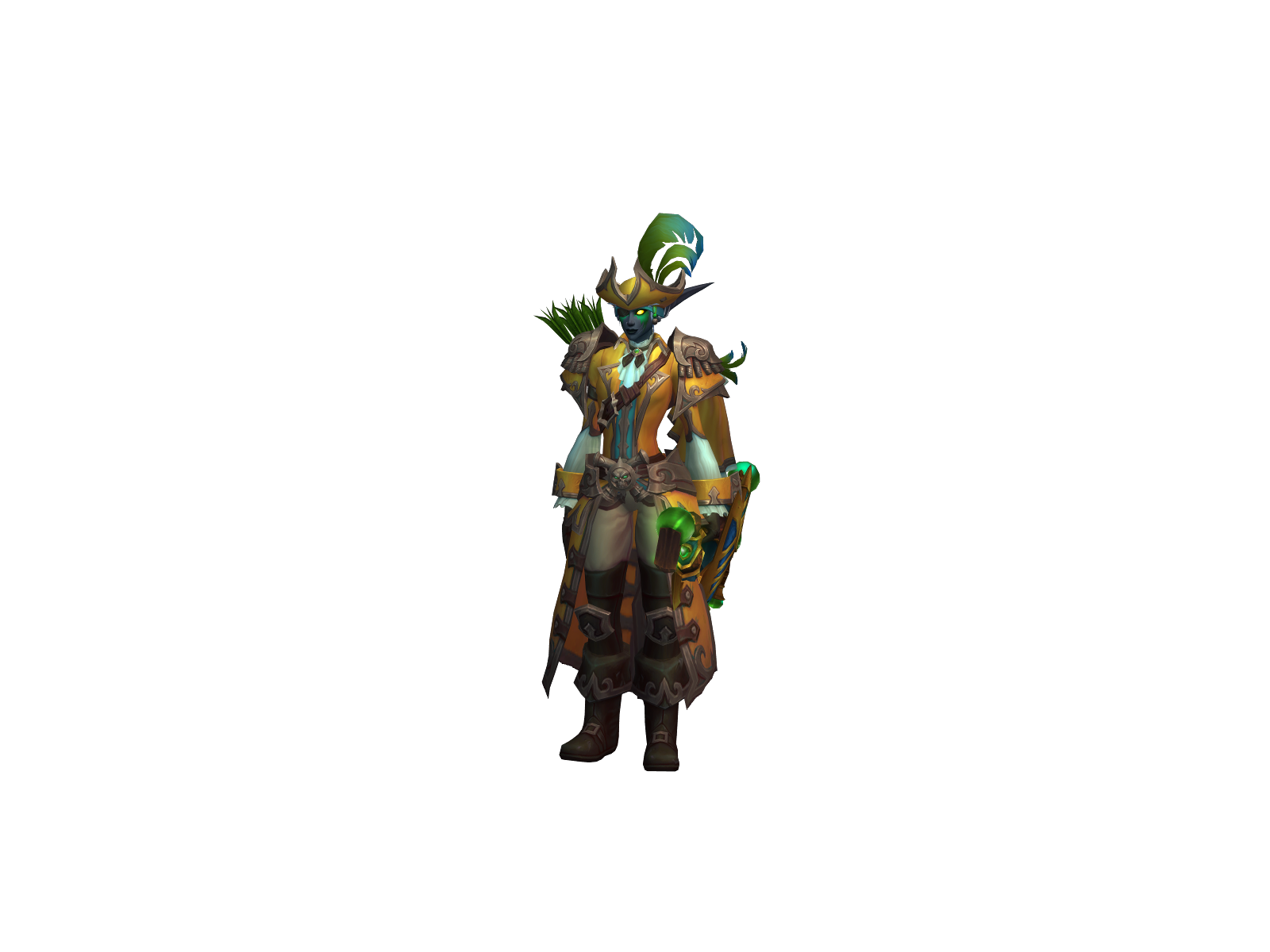 Sagouine 3D character render
