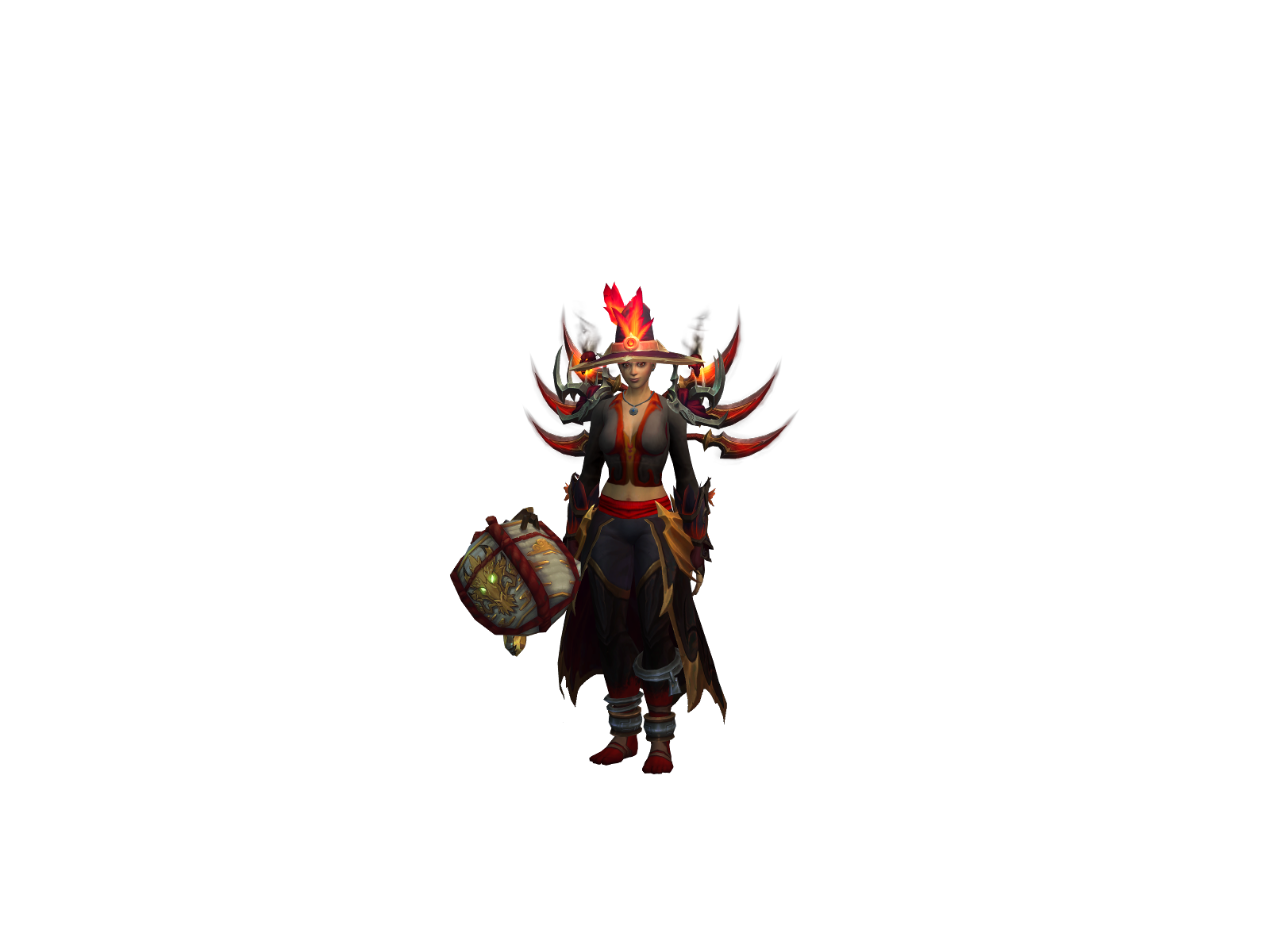 Ofeu 3D character render