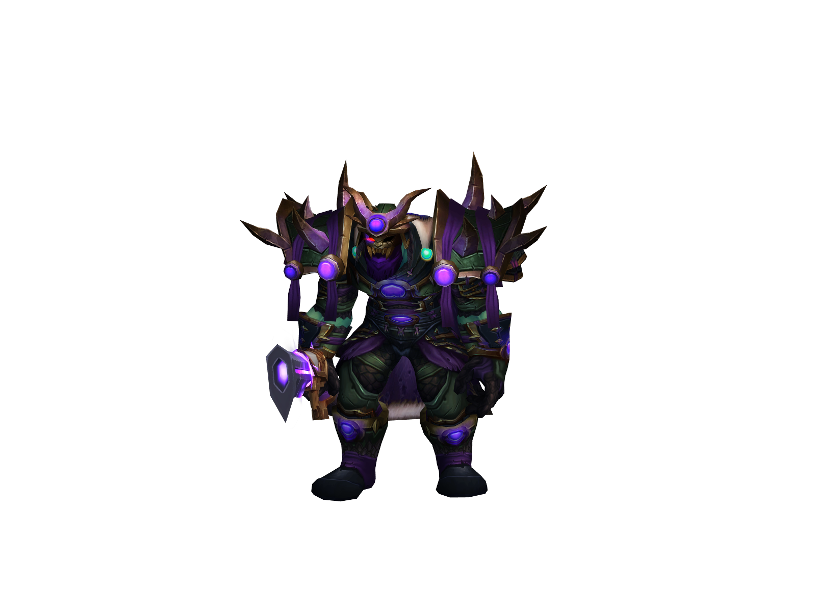 Herpès 3D character render