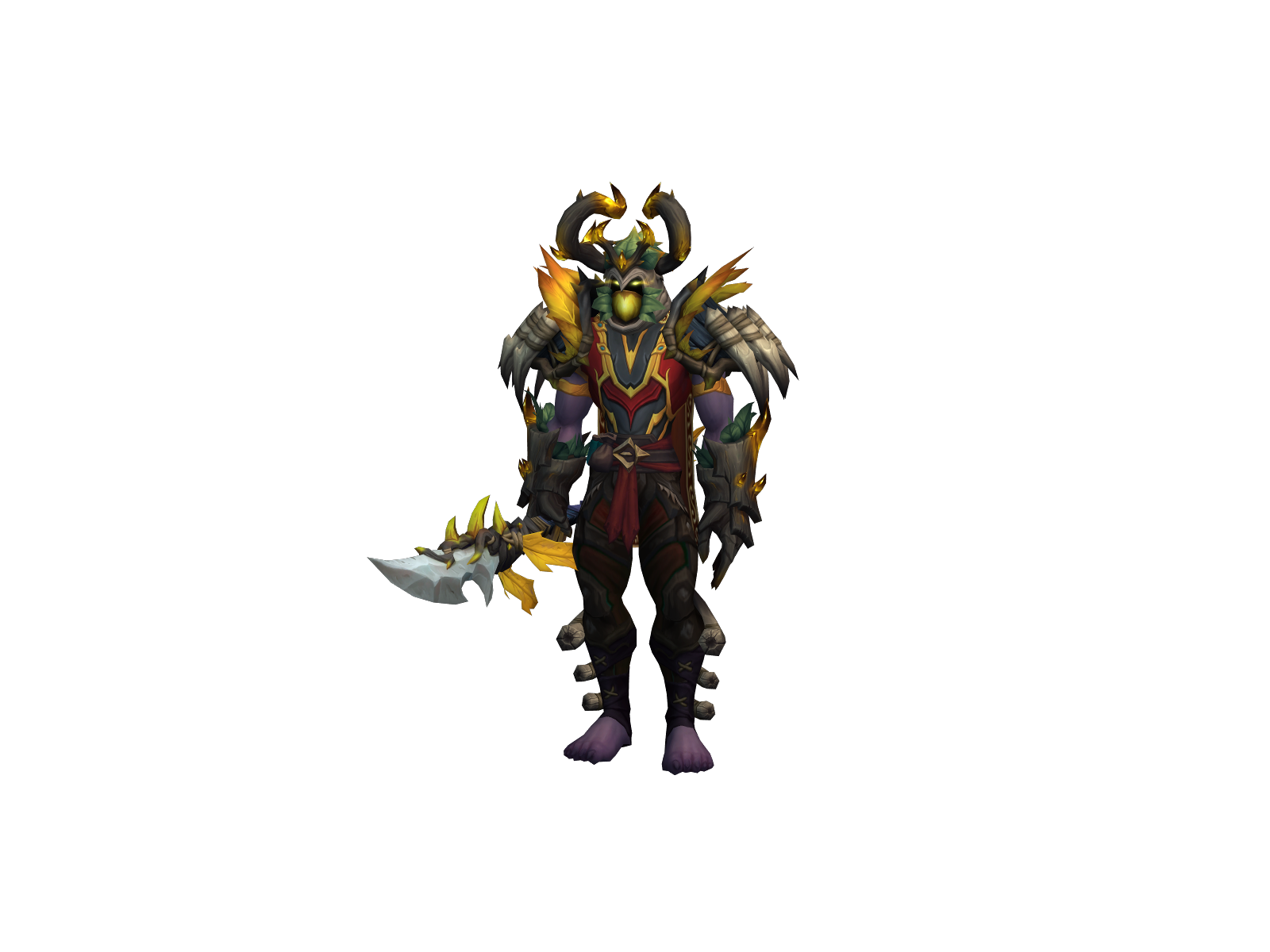 Panoter 3D character render