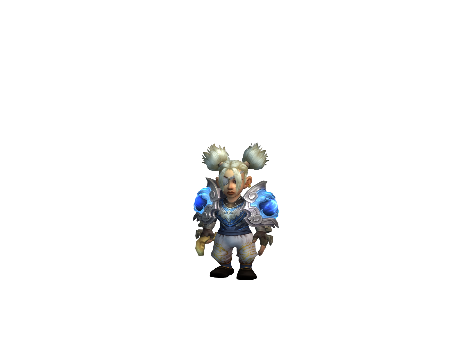 Tinkywînky 3D character render
