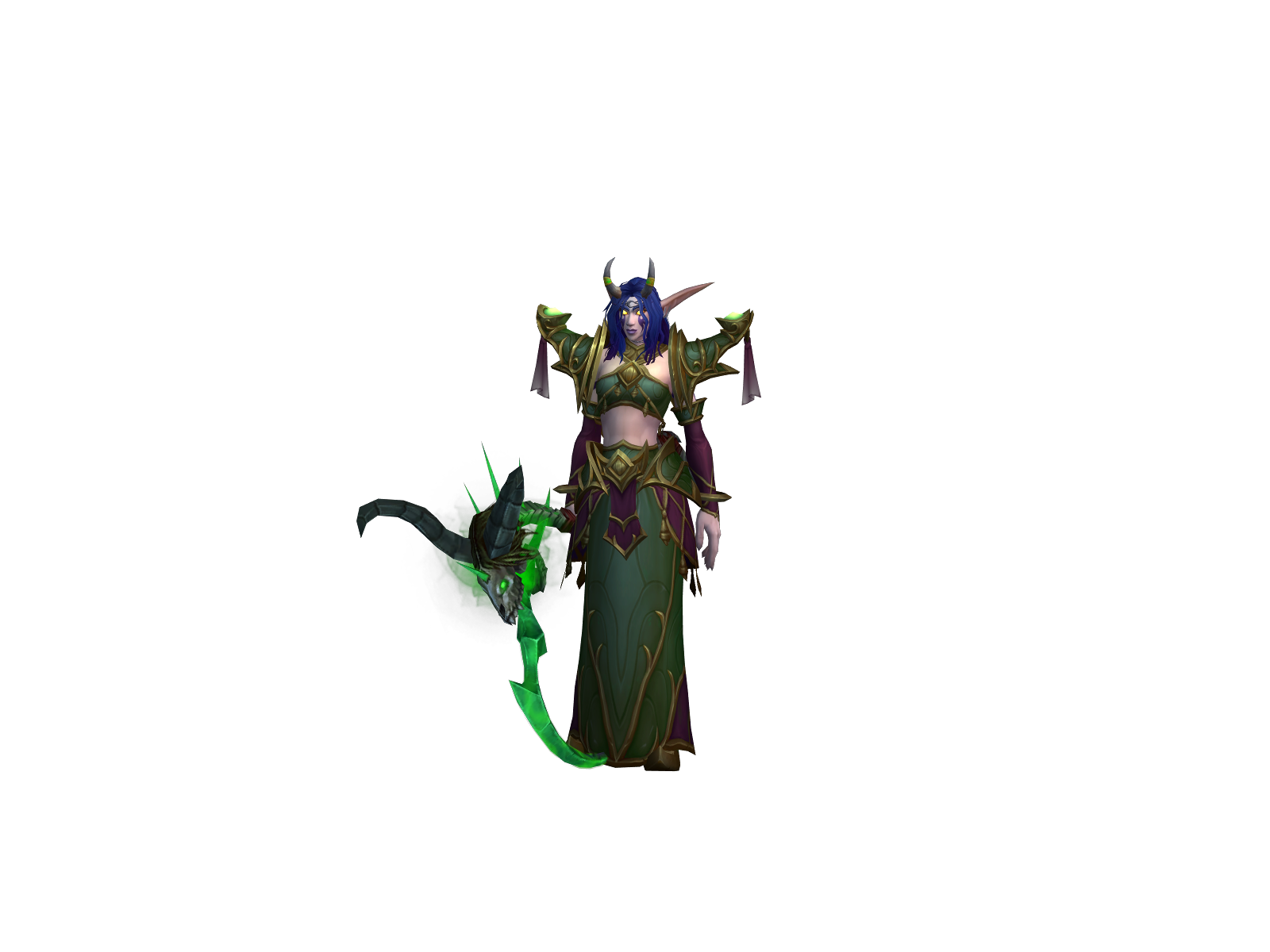 Ìzanamî 3D character render