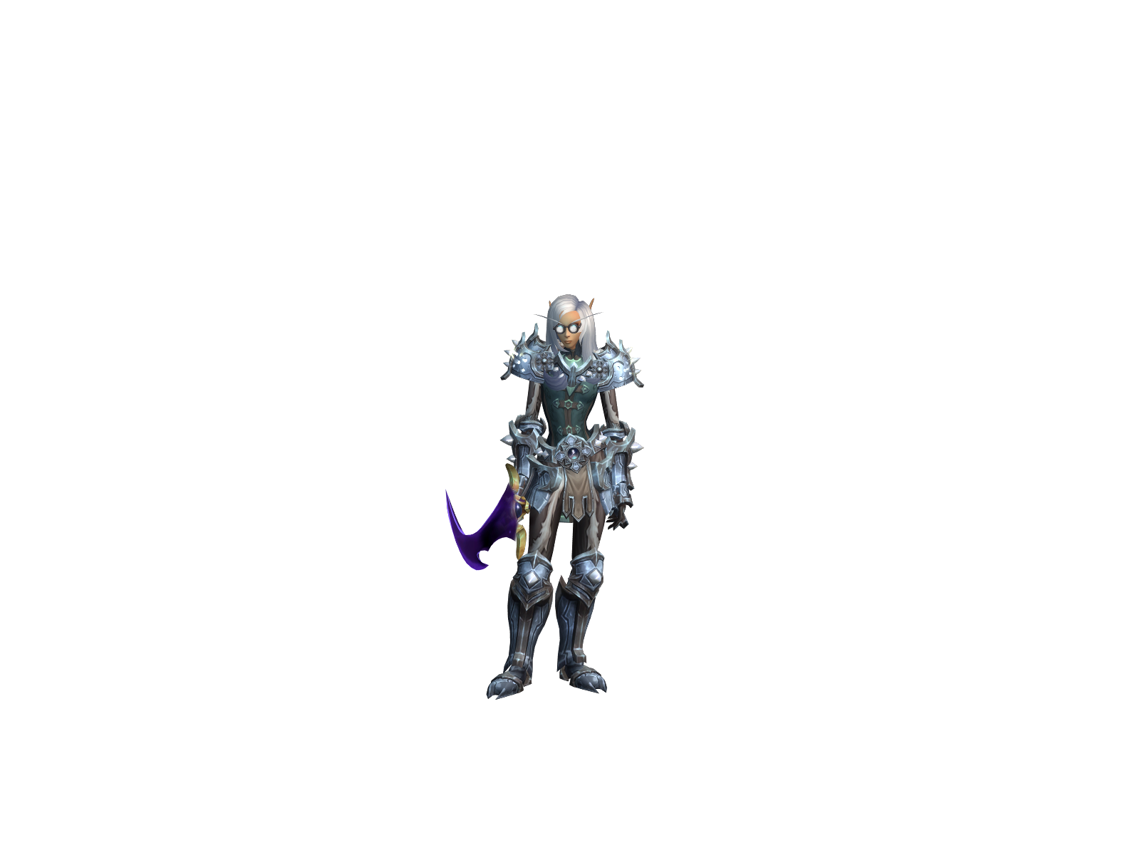 Neverflàmex 3D character render