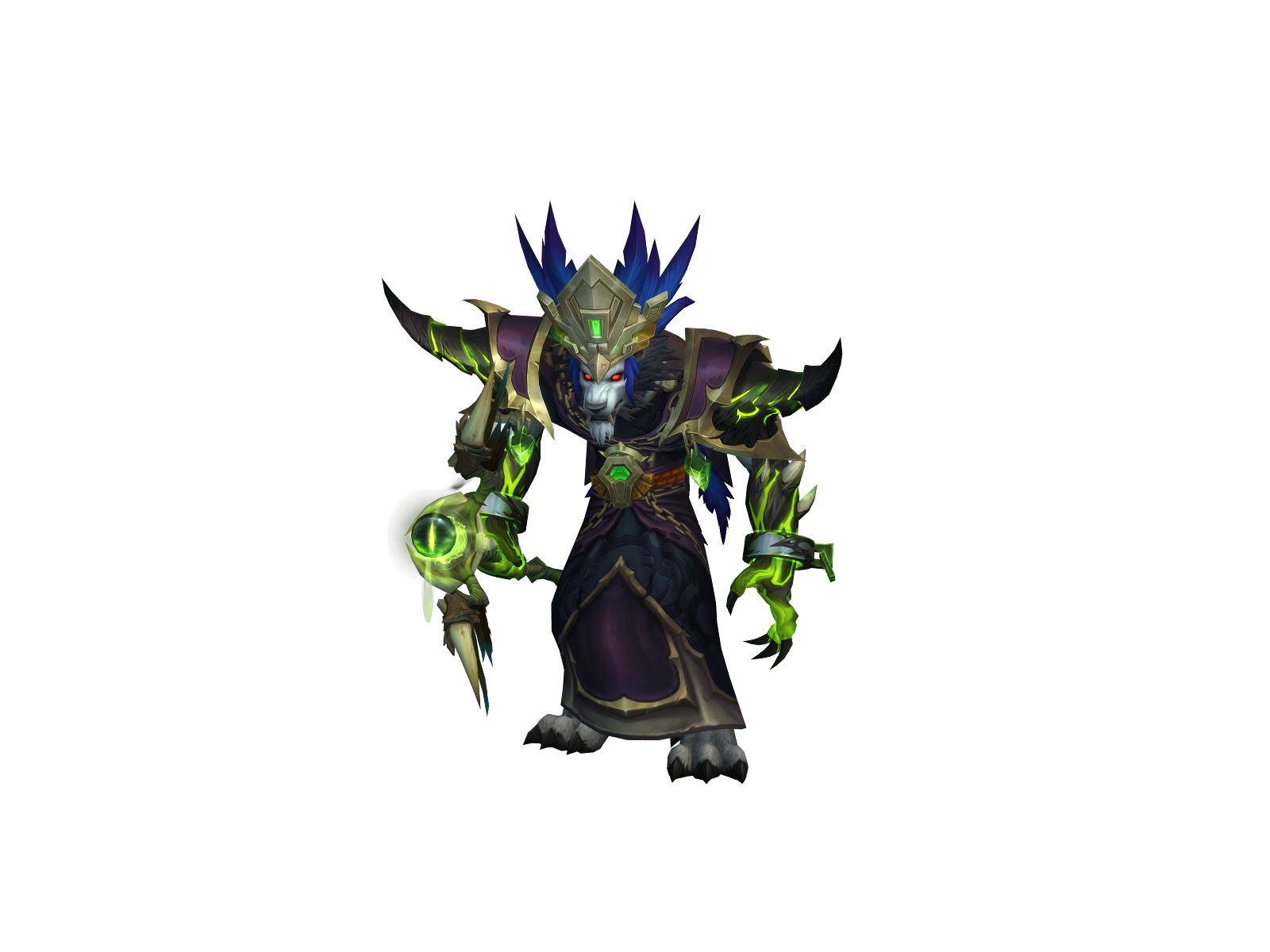 Lykáôn 3D character render