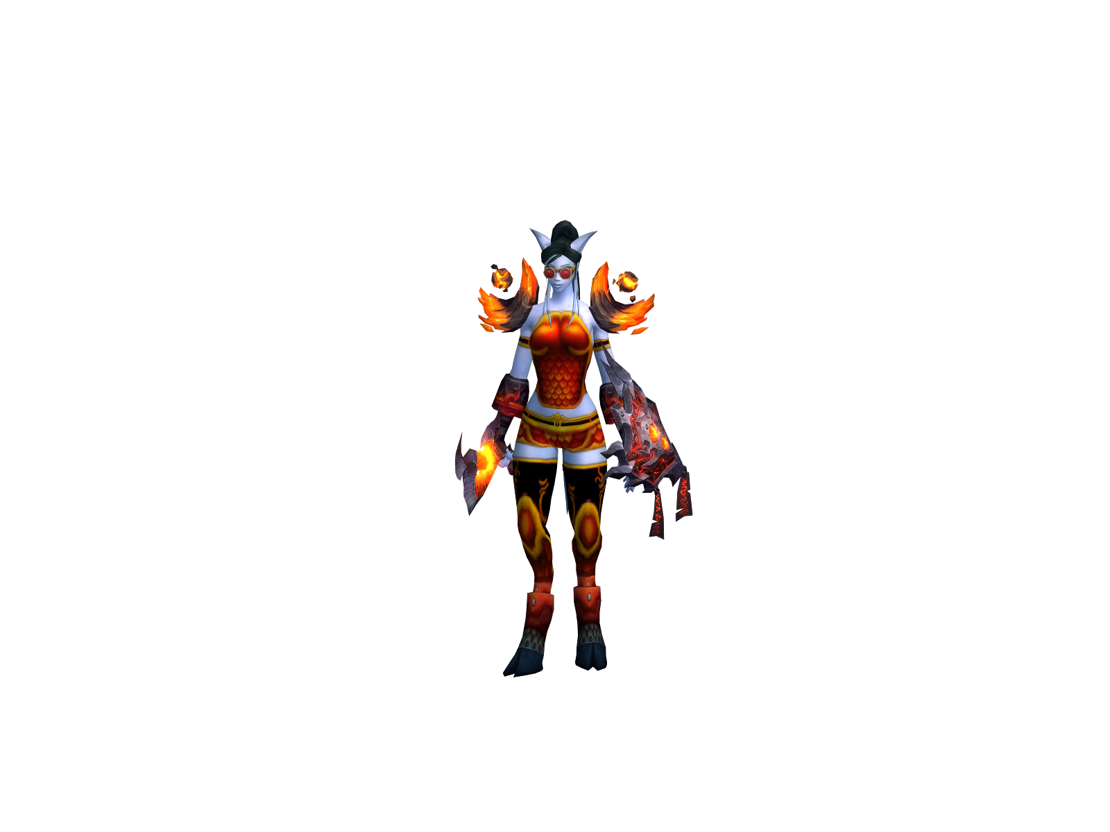 Pomfreshe 3D character render