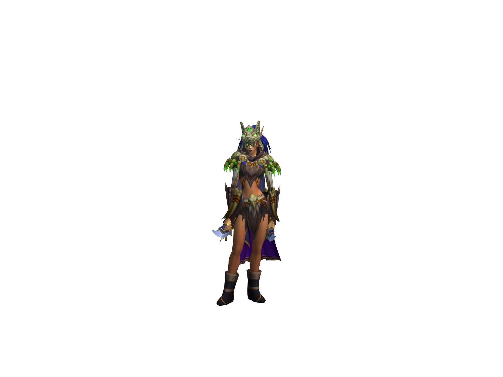 Hoperia 3D character render