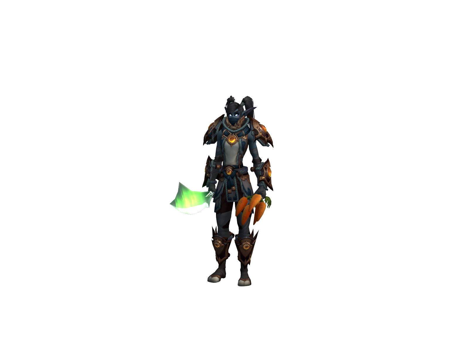 Akucum 3D character render
