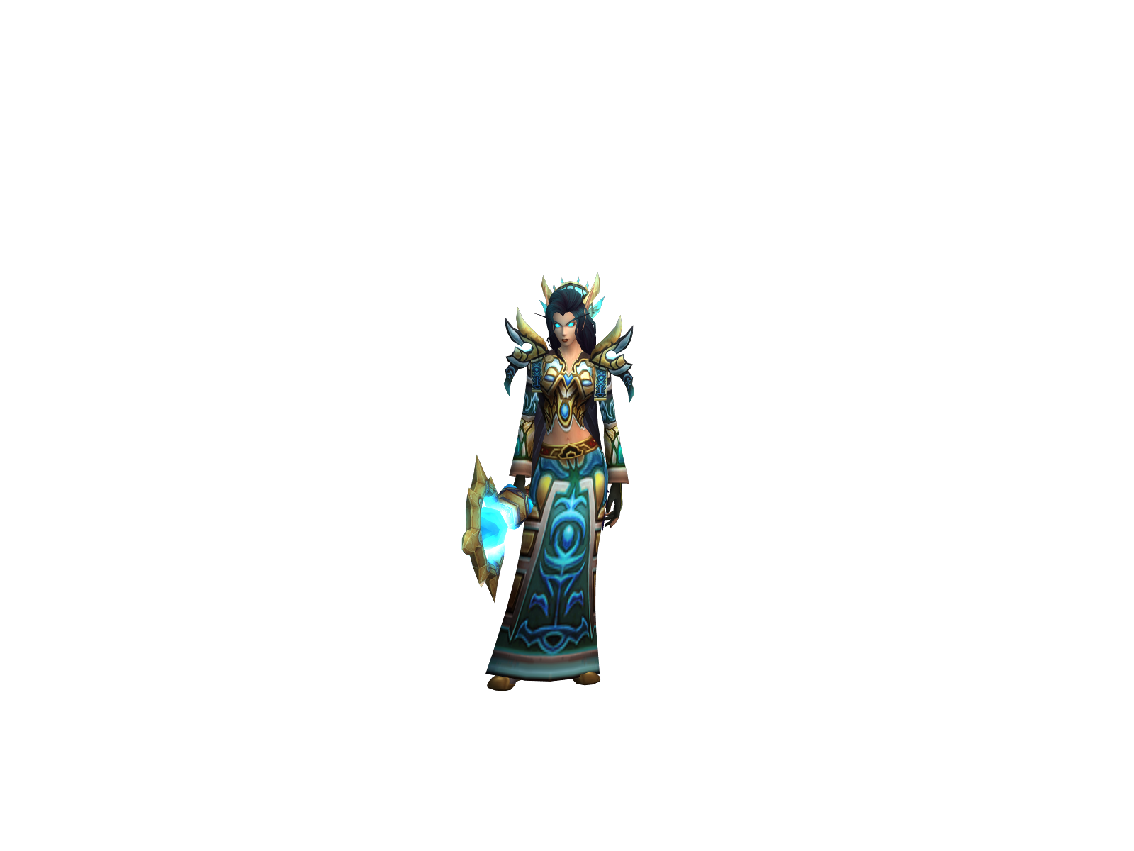 Aezya 3D character render