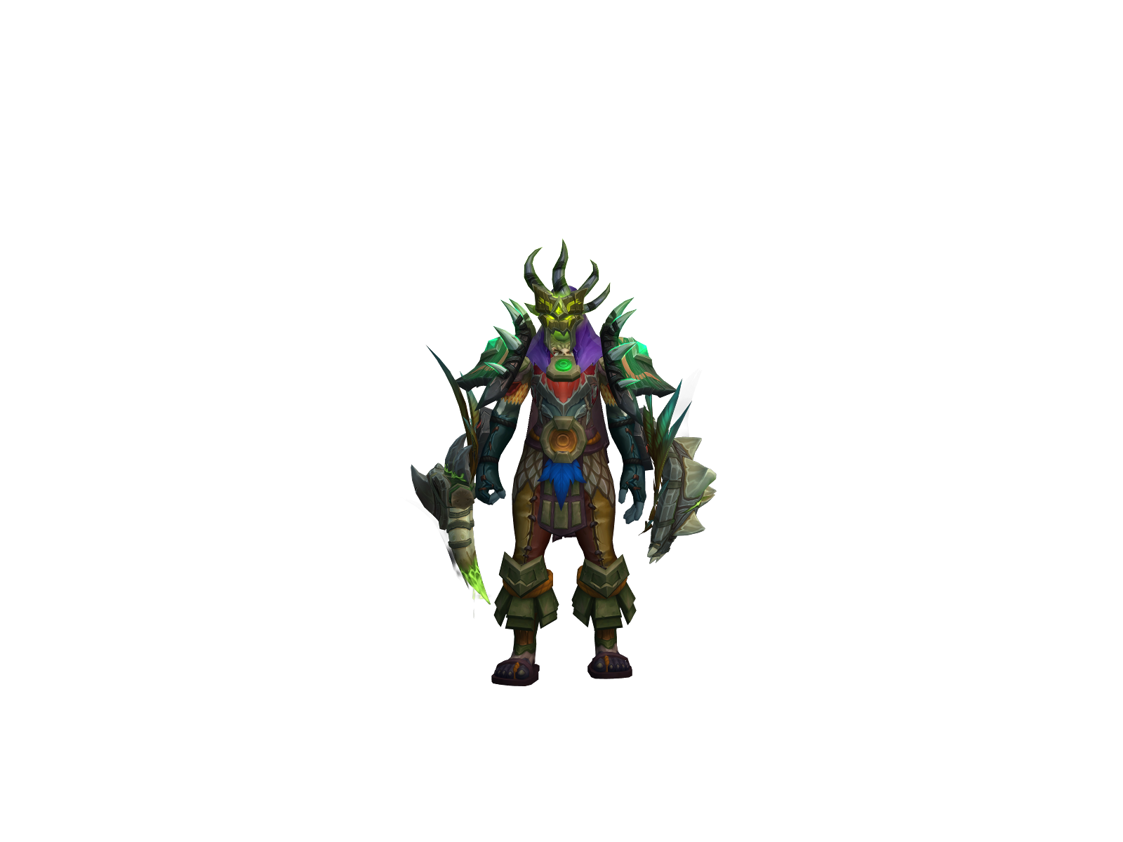 Shamnumezia 3D character render