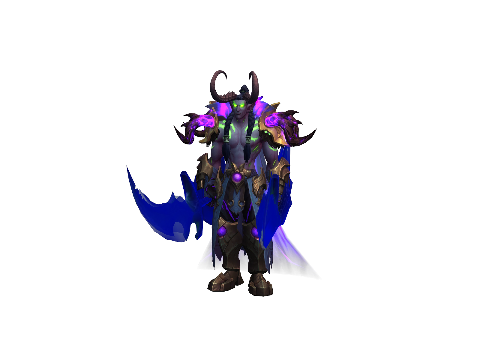 Illizar 3D character render