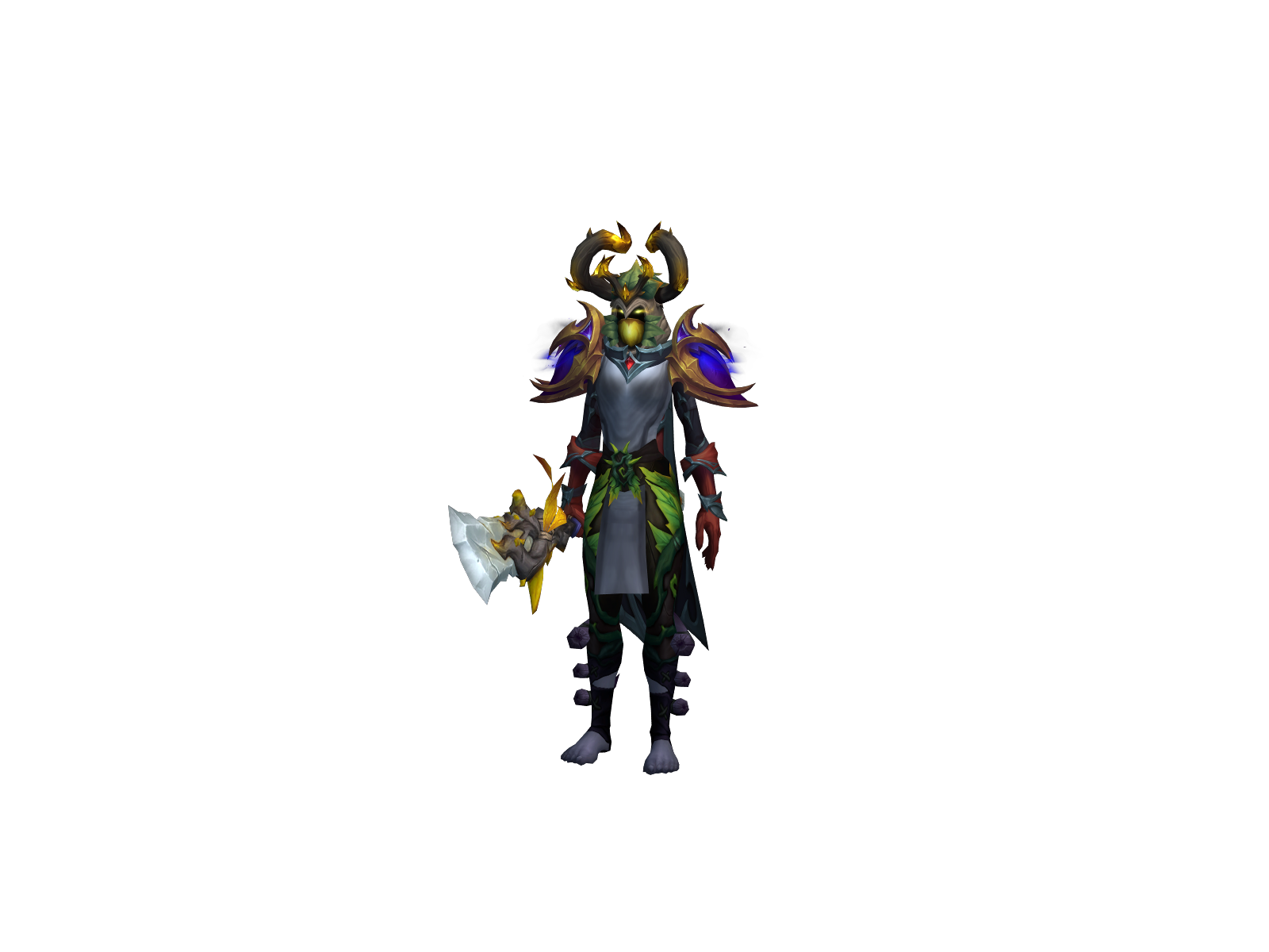 Vanilline 3D character render