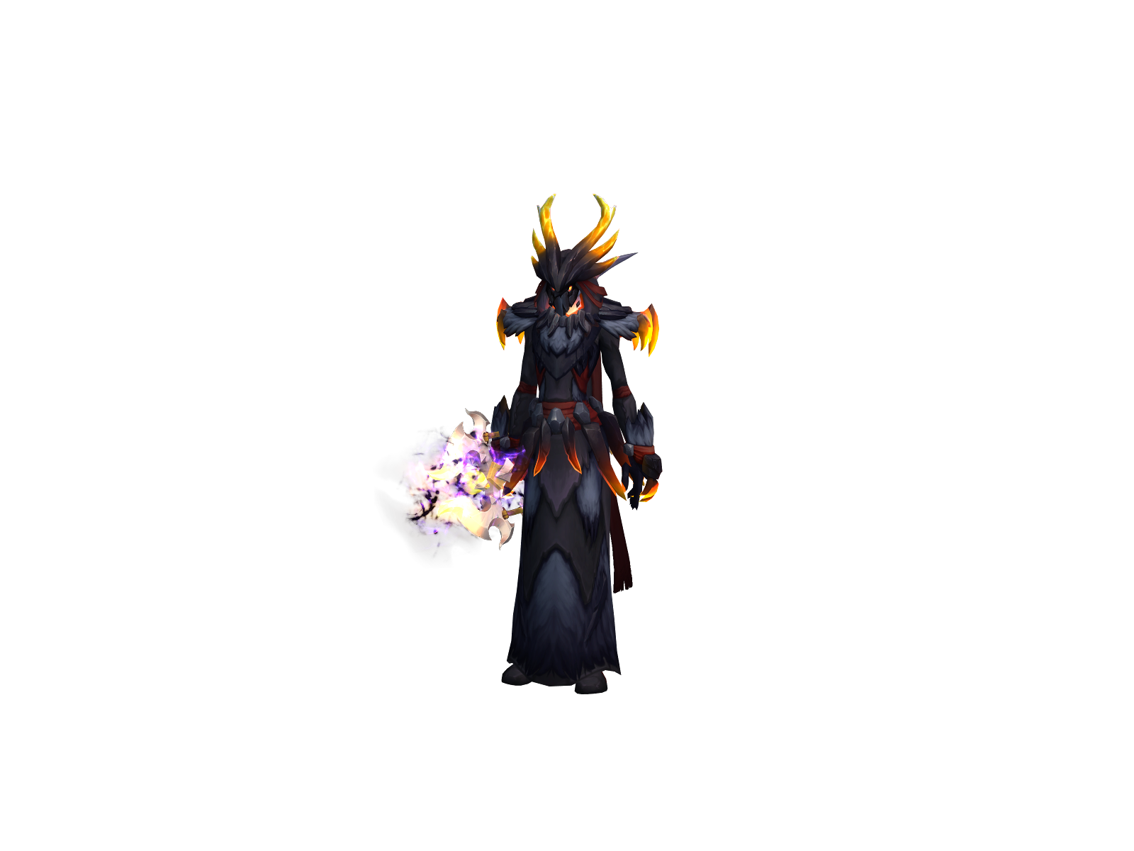 Tomoenage 3D character render