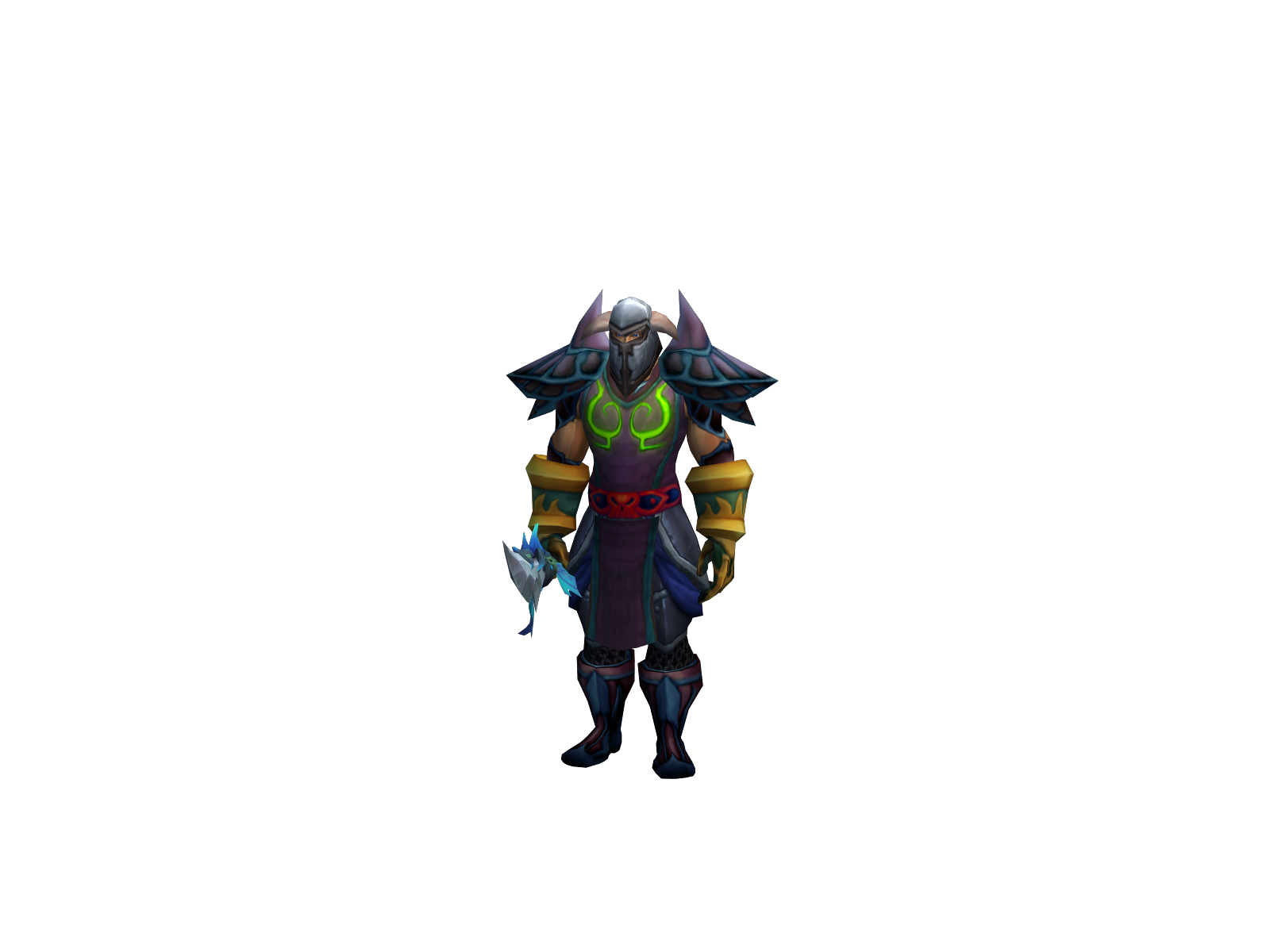 Toûfou 3D character render