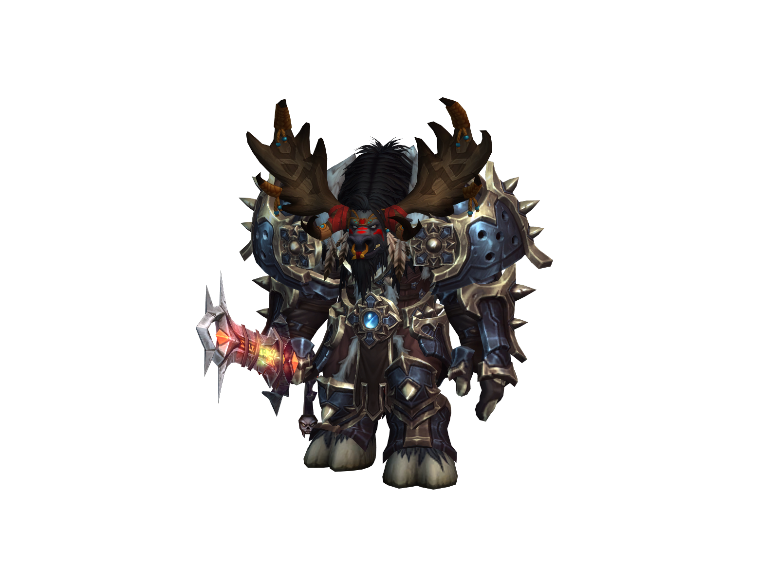 Borrachón 3D character render