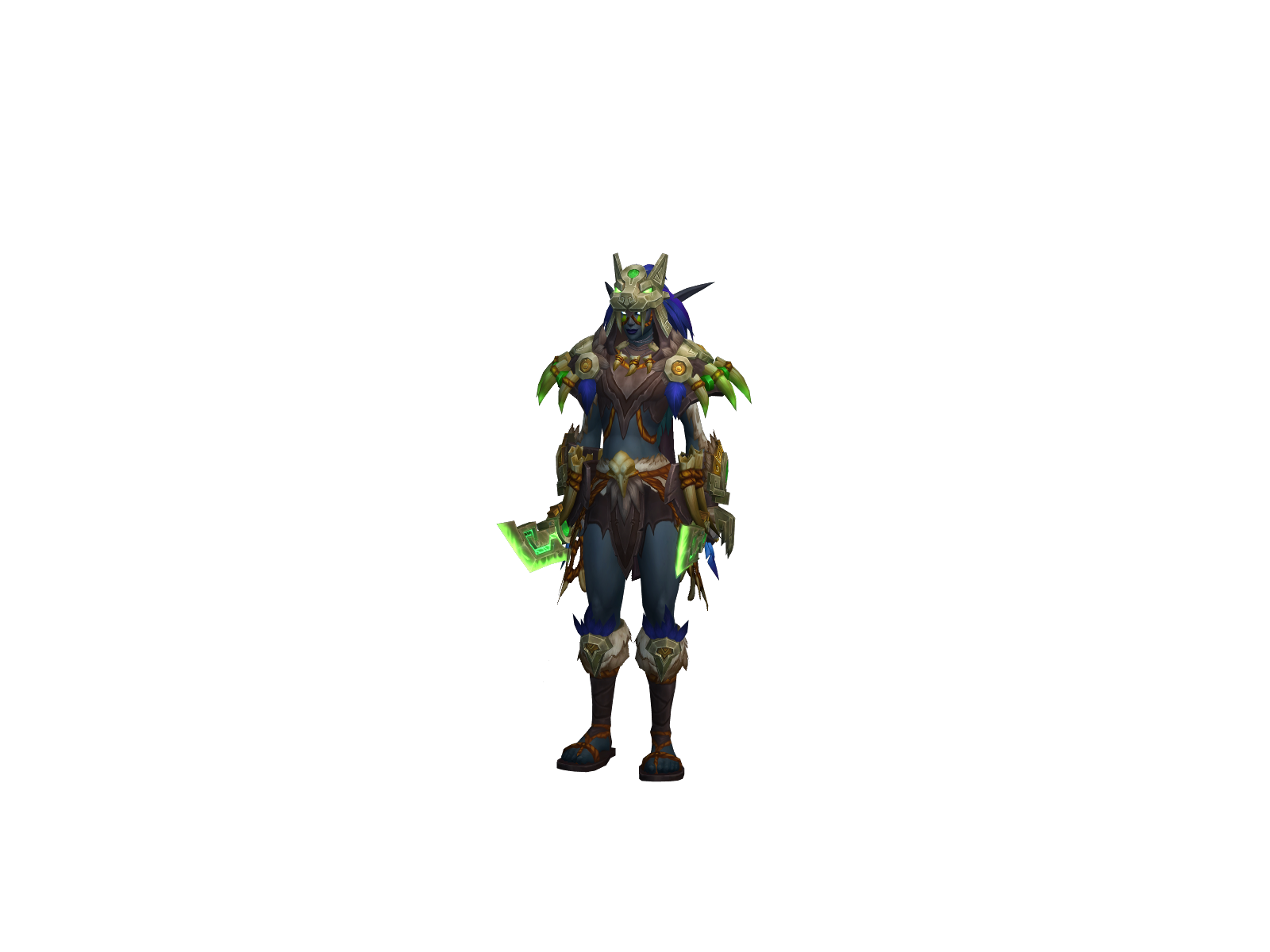 Zalurik 3D character render