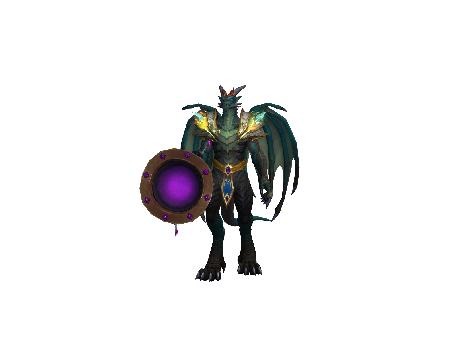 Galio 3D character render