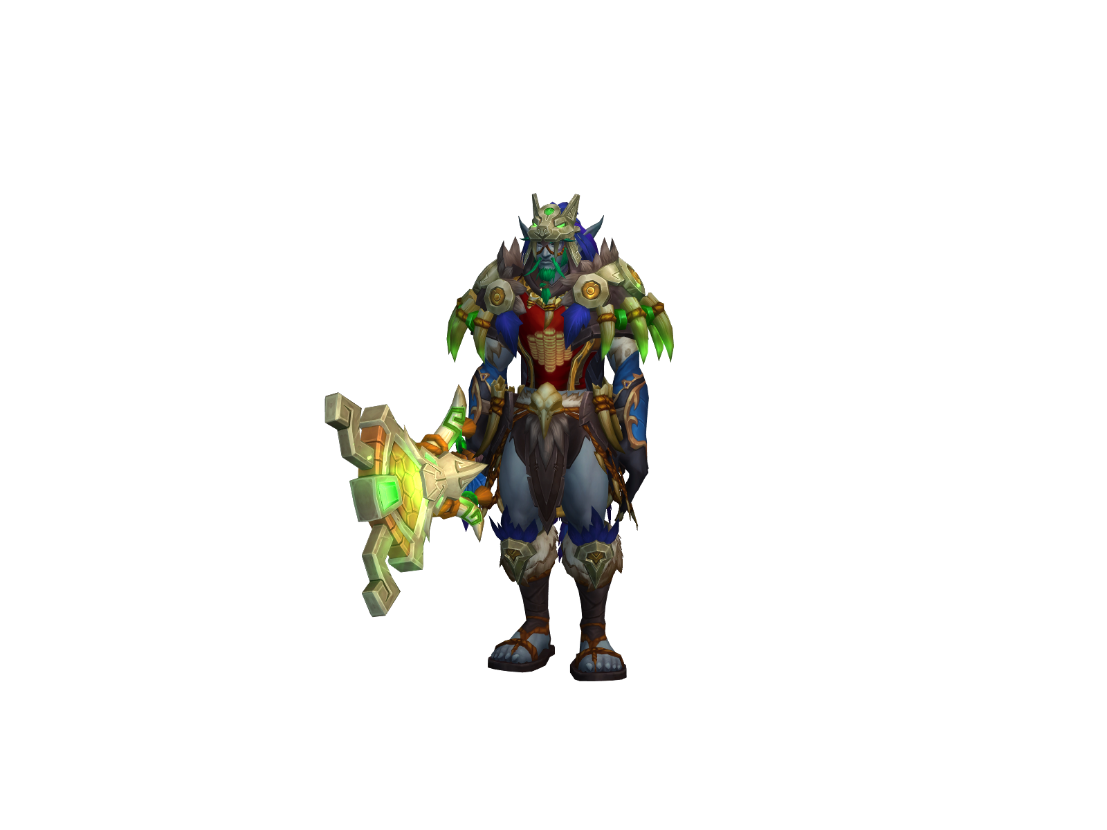 Taîga 3D character render