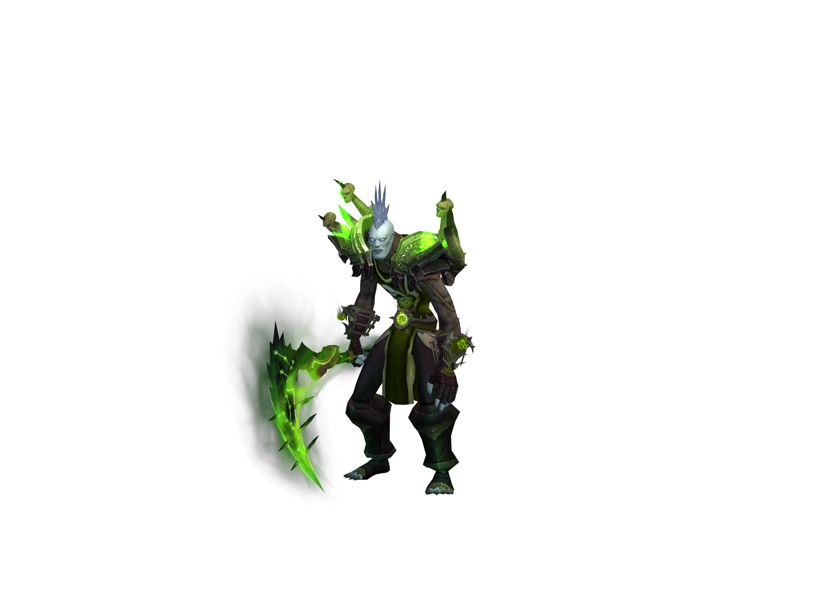 Akroama 3D character render
