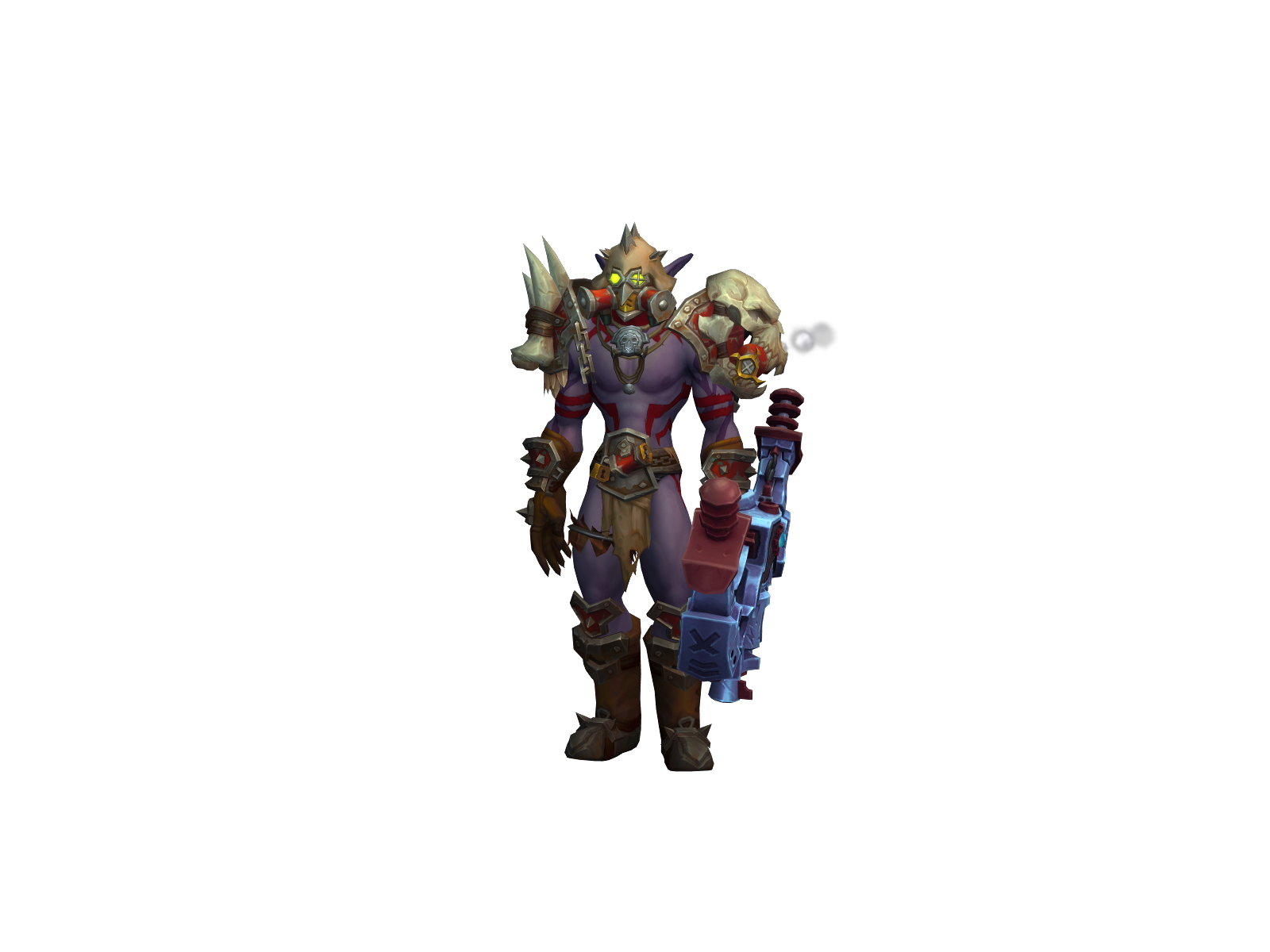 Hulkababouin 3D character render