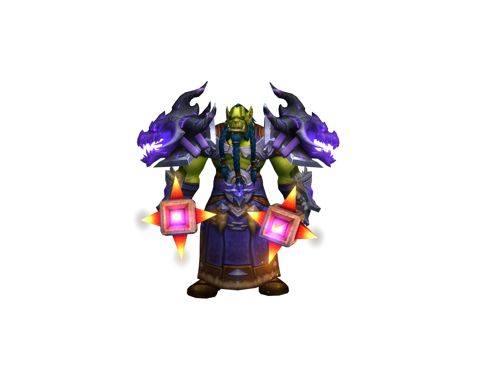 Chamoss 3D character render