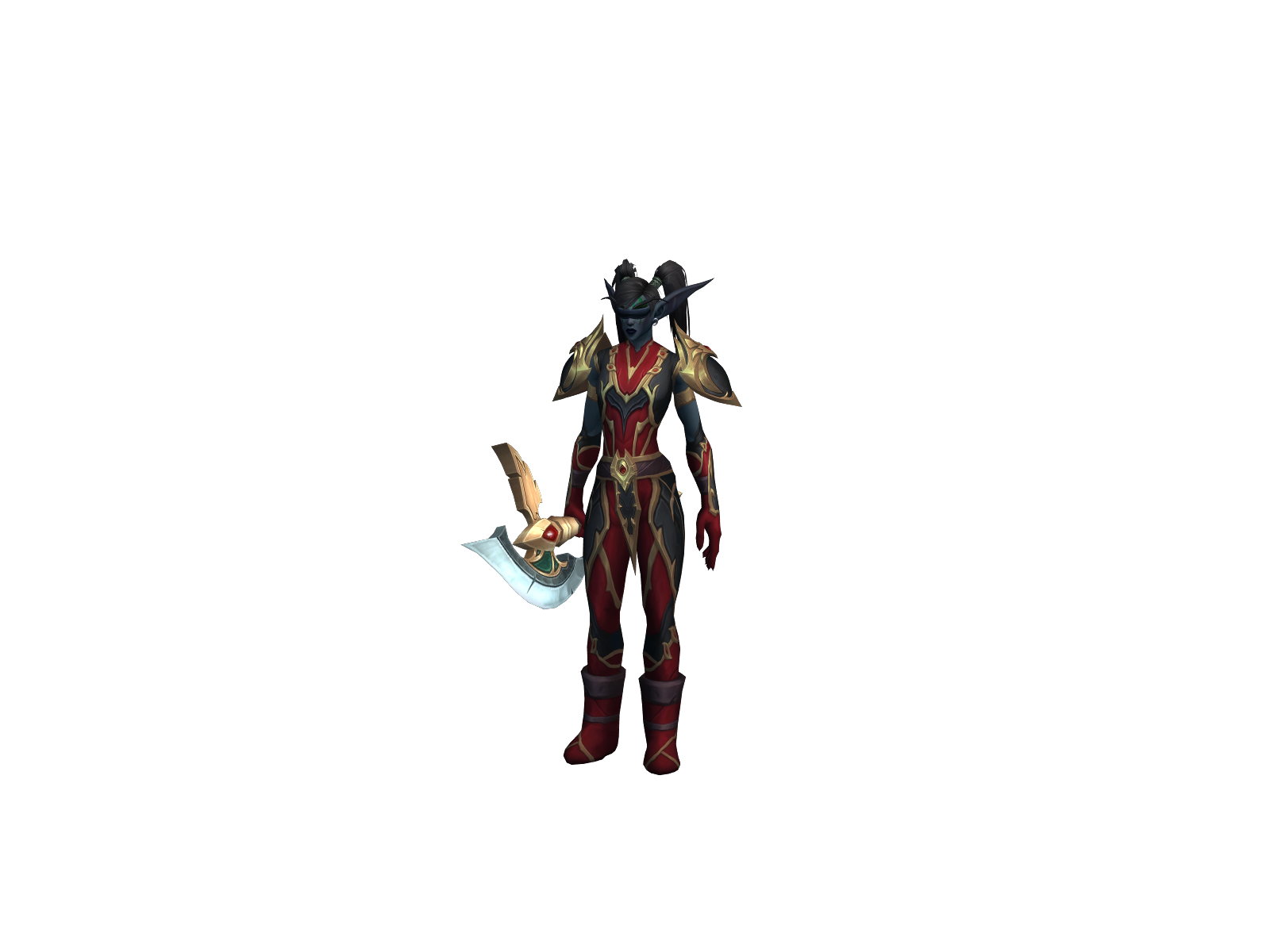 Sagedruide 3D character render