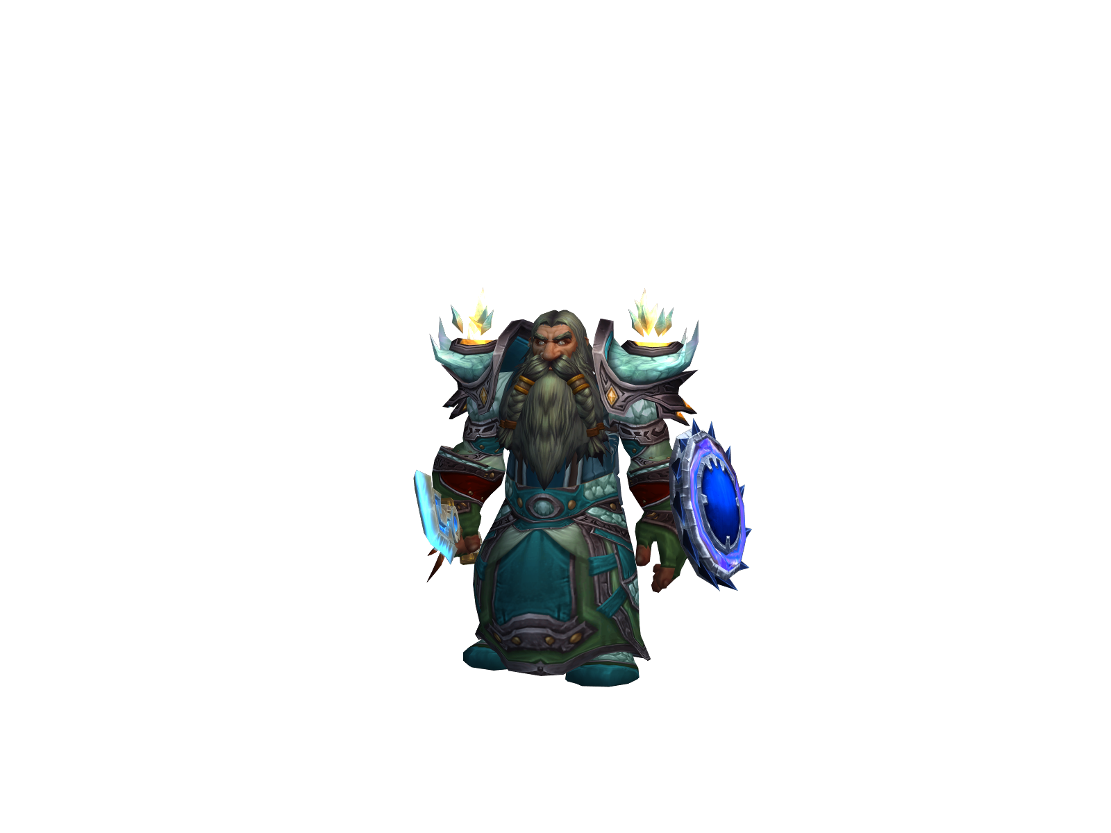 Shetersham 3D character render
