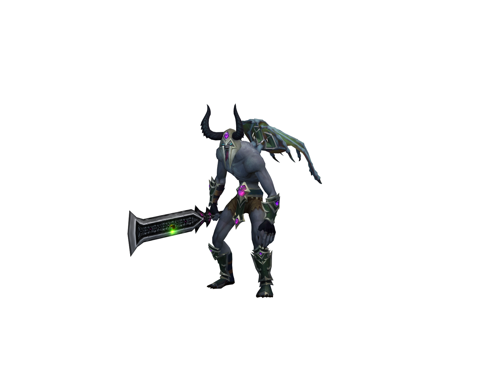 Sceletus 3D character render