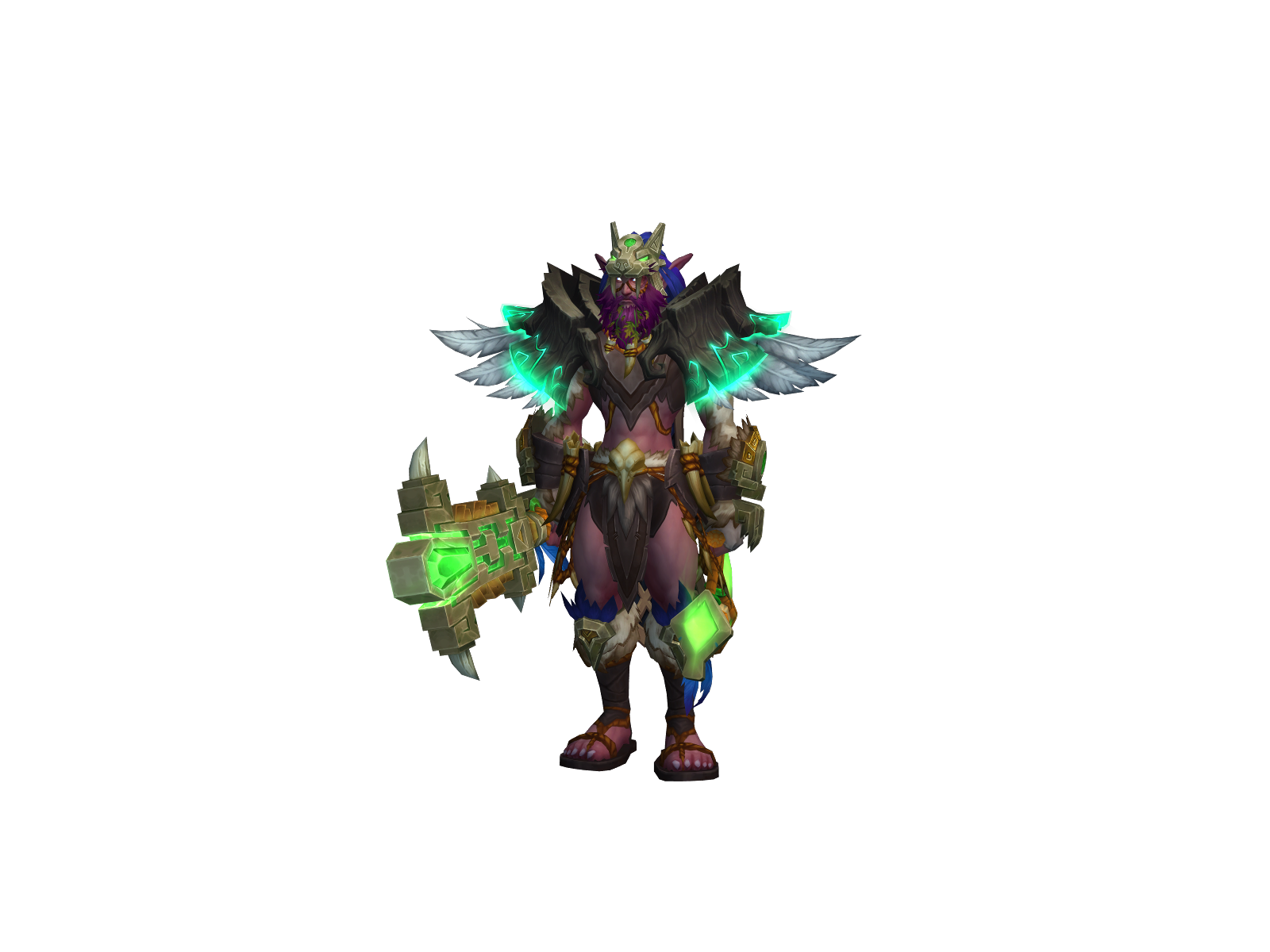 Raerahot 3D character render