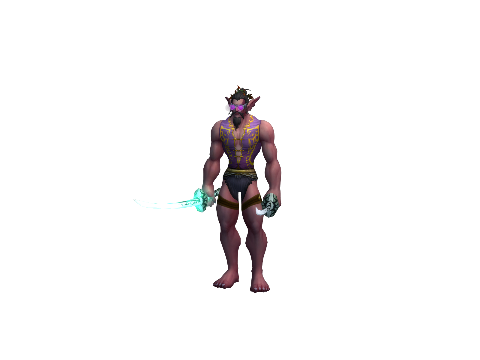 Mectraline 3D character render