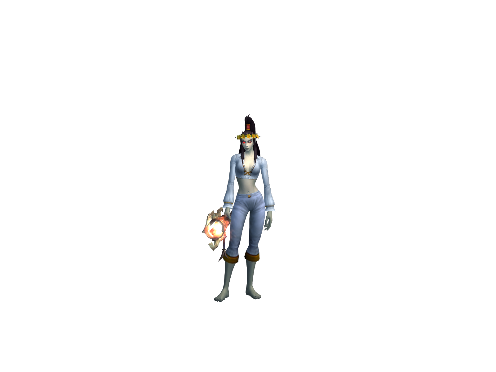 Saliaah 3D character render