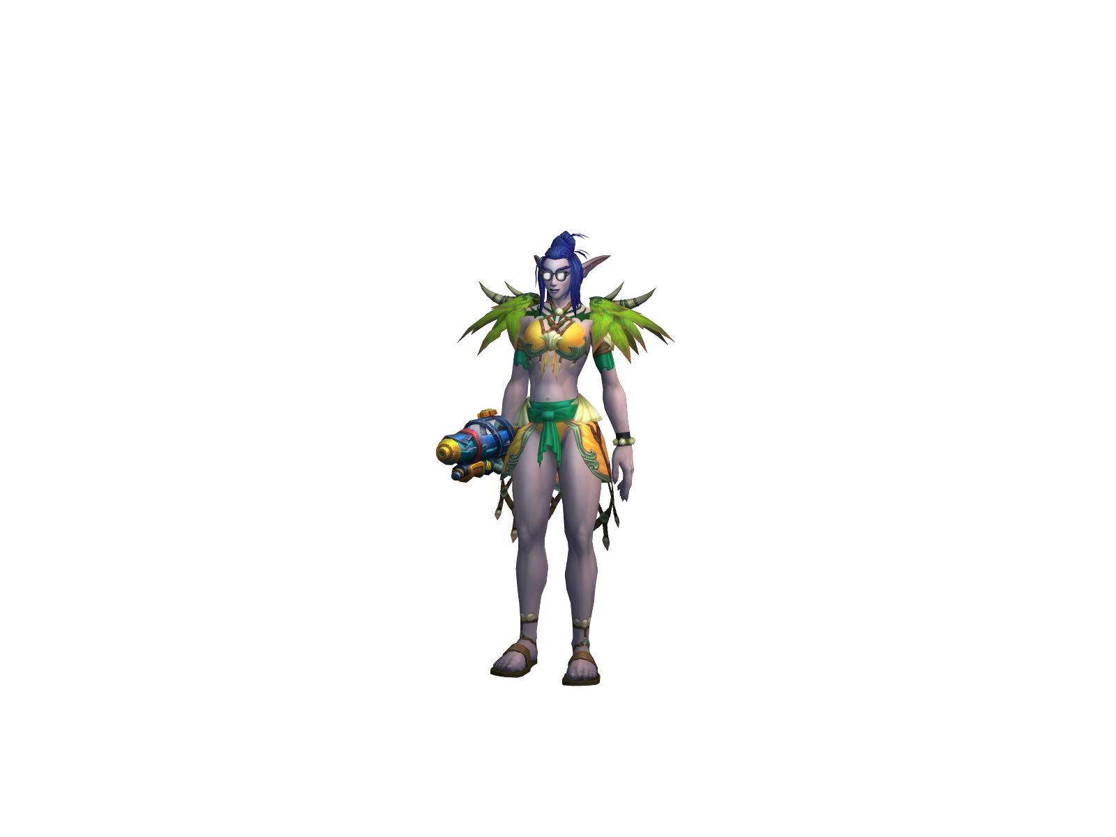Nektabang 3D character render