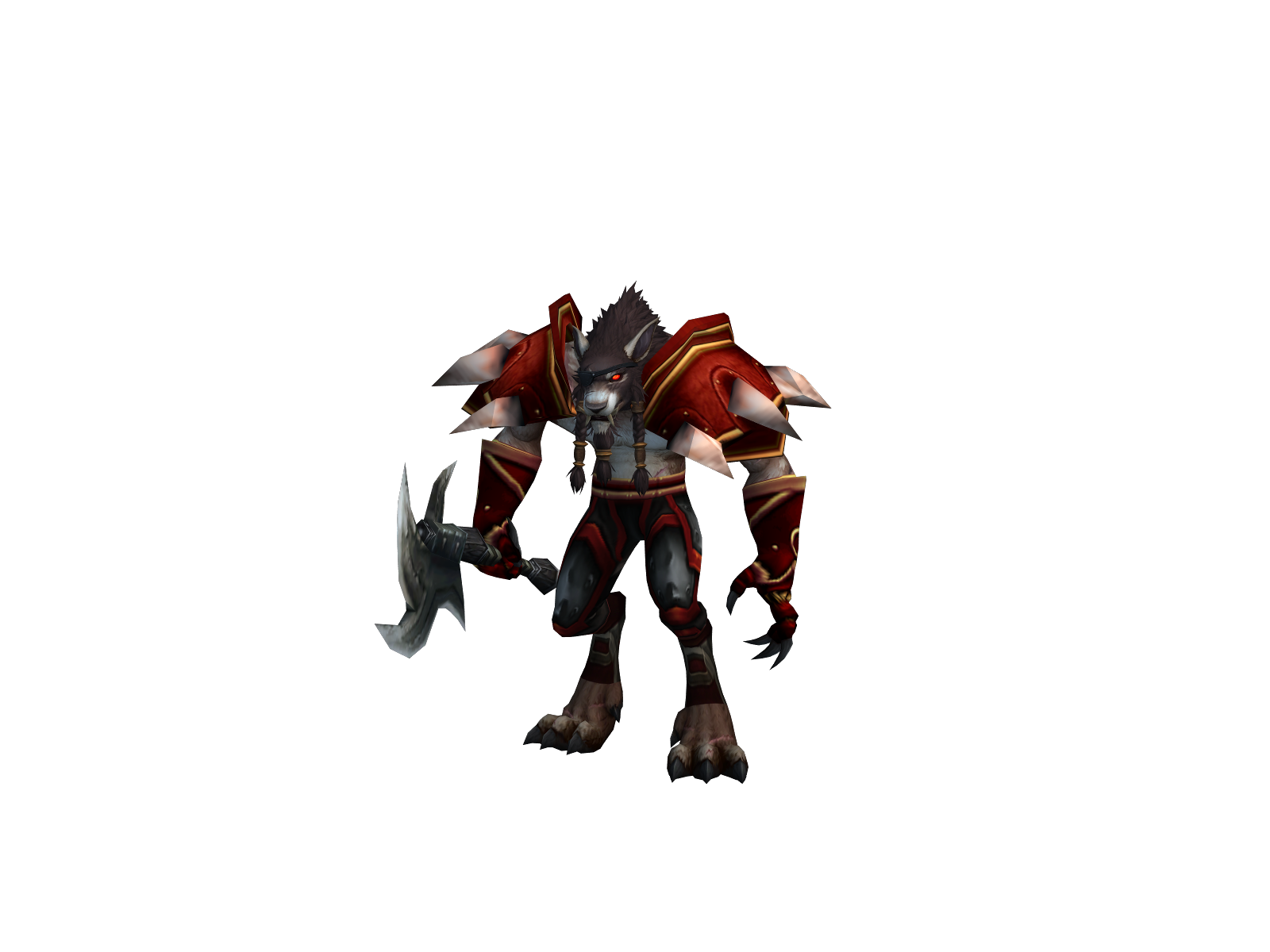 Draaxi 3D character render
