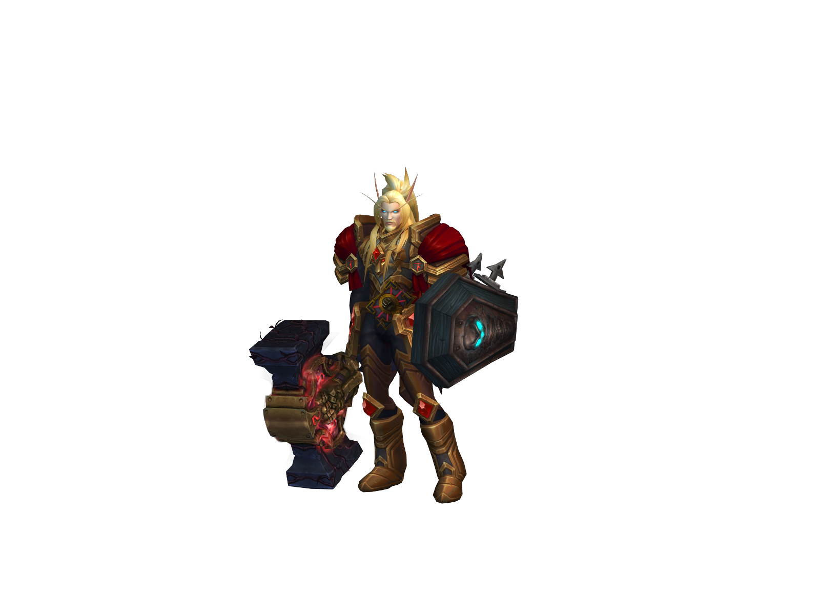 Paslouf 3D character render
