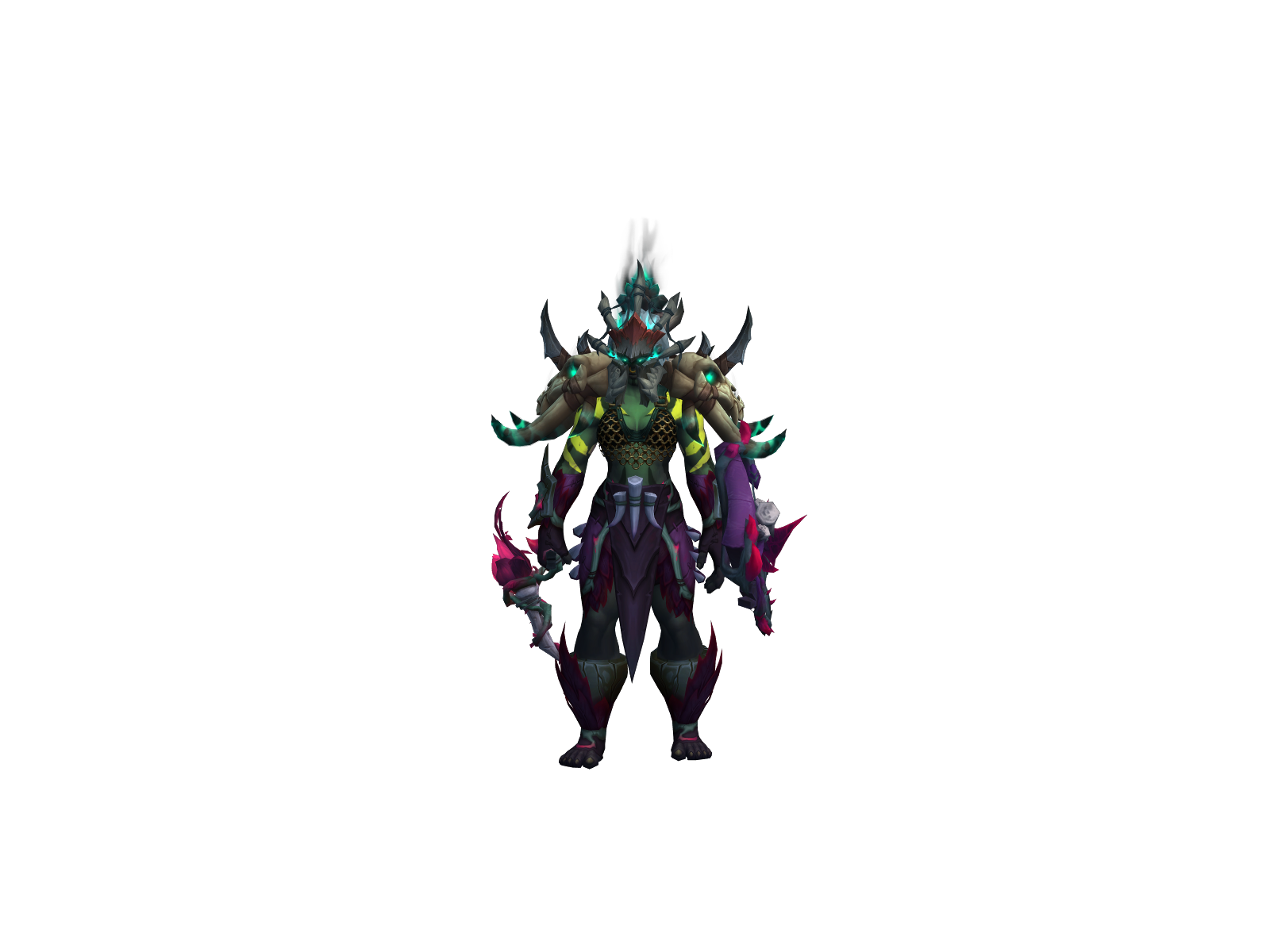 Mokara 3D character render